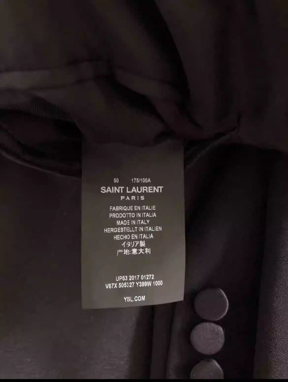 Saint Laurent Paris Saint Laurent suit-2505 Size US M / EU 48-50 / 2 - 3 Thumbnail