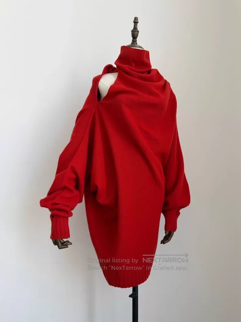Issey Miyake Issey Miyake Red Long Sleeve Size M / US 6-8 / IT 42-44 - 7 Thumbnail
