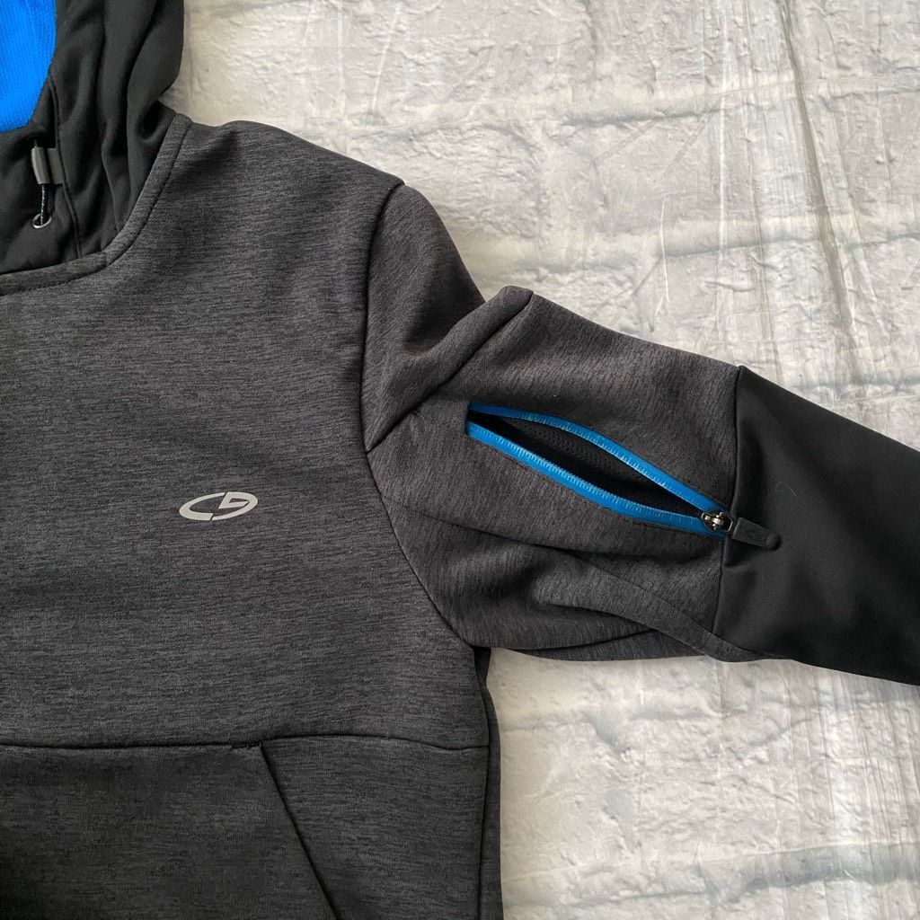 Champion Champion duo dry men S pullover quarter zip hoodie grey & bl Size US S / EU 44-46 / 1 - 7 Thumbnail