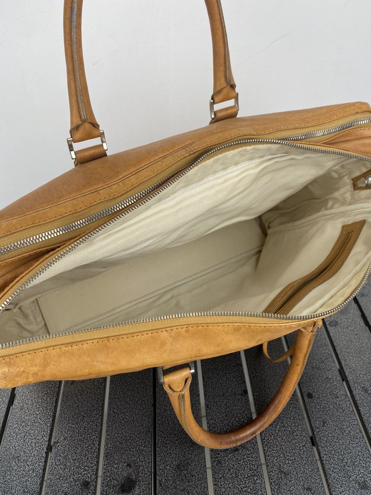 Porter 2000's Porter Patina Leather Briefcase Bag Size ONE SIZE - 16 Thumbnail