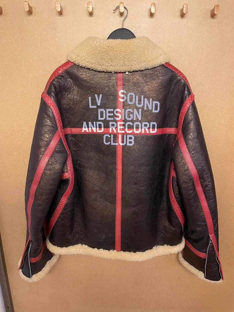 Virgil Abloh Louis Vuitton Sound Design and Record Club Shearling Jacket Size US L / EU 52-54 / 3 - 1 Thumbnail