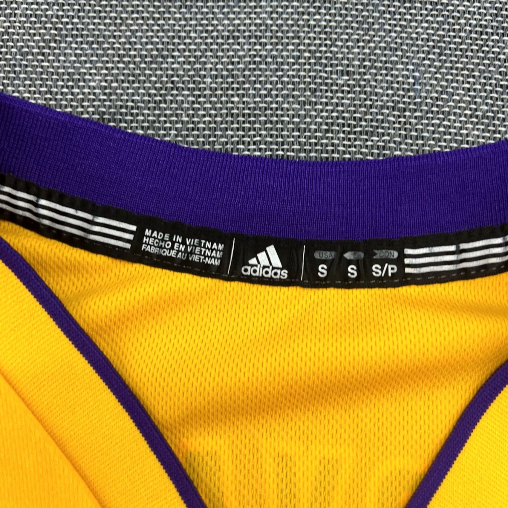 Adidas LA Lakers Kobe Bryant 2013 Basketball Jersey Adidas Mens Small Sleveless Tank Yellow Size US S / EU 44-46 / 1 - 7 Thumbnail