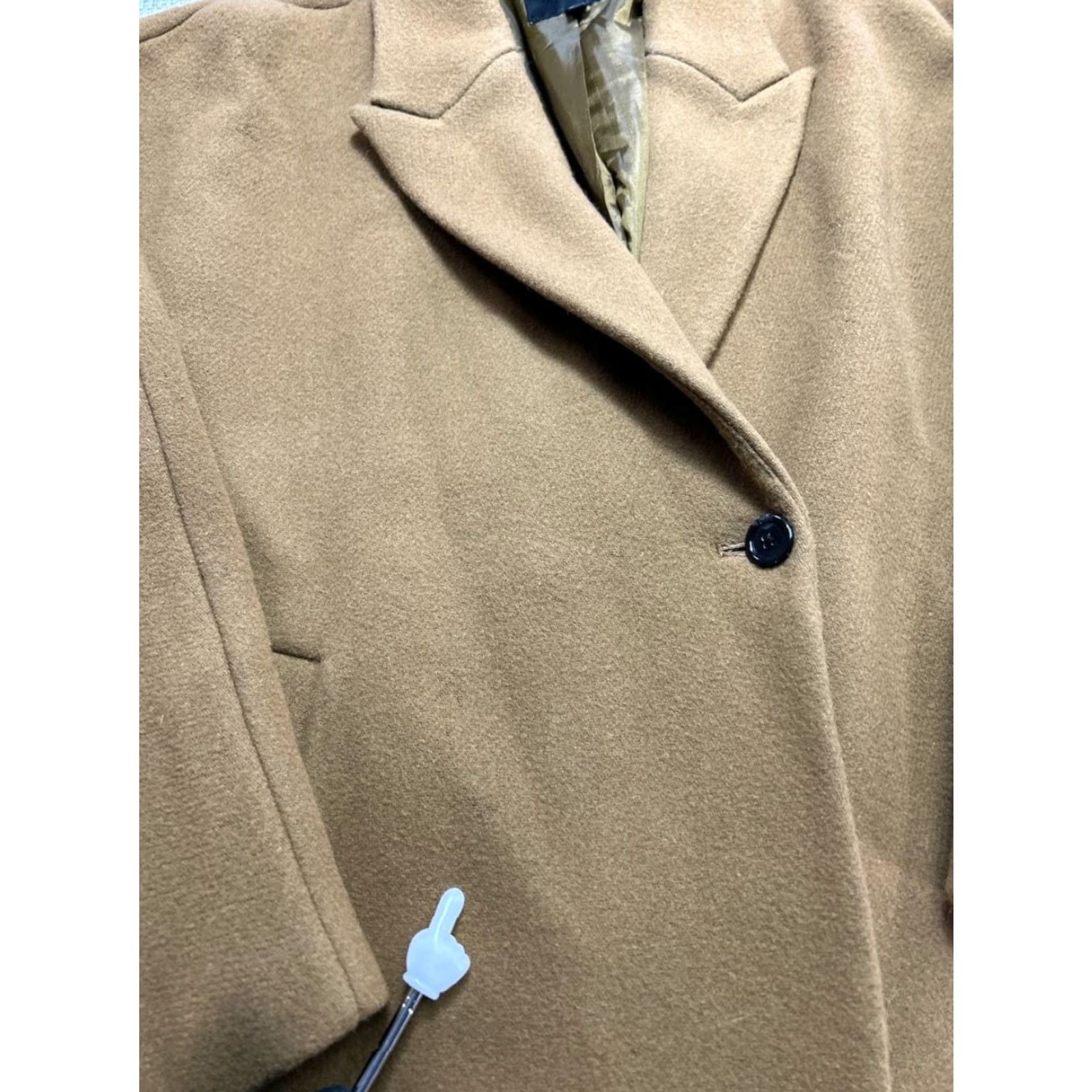 Madewell Madewell Overcoat Womens 12 Brown Wool Twill Jacket Coat Long Size XL / US 12-14 / IT 48-50 - 5 Thumbnail