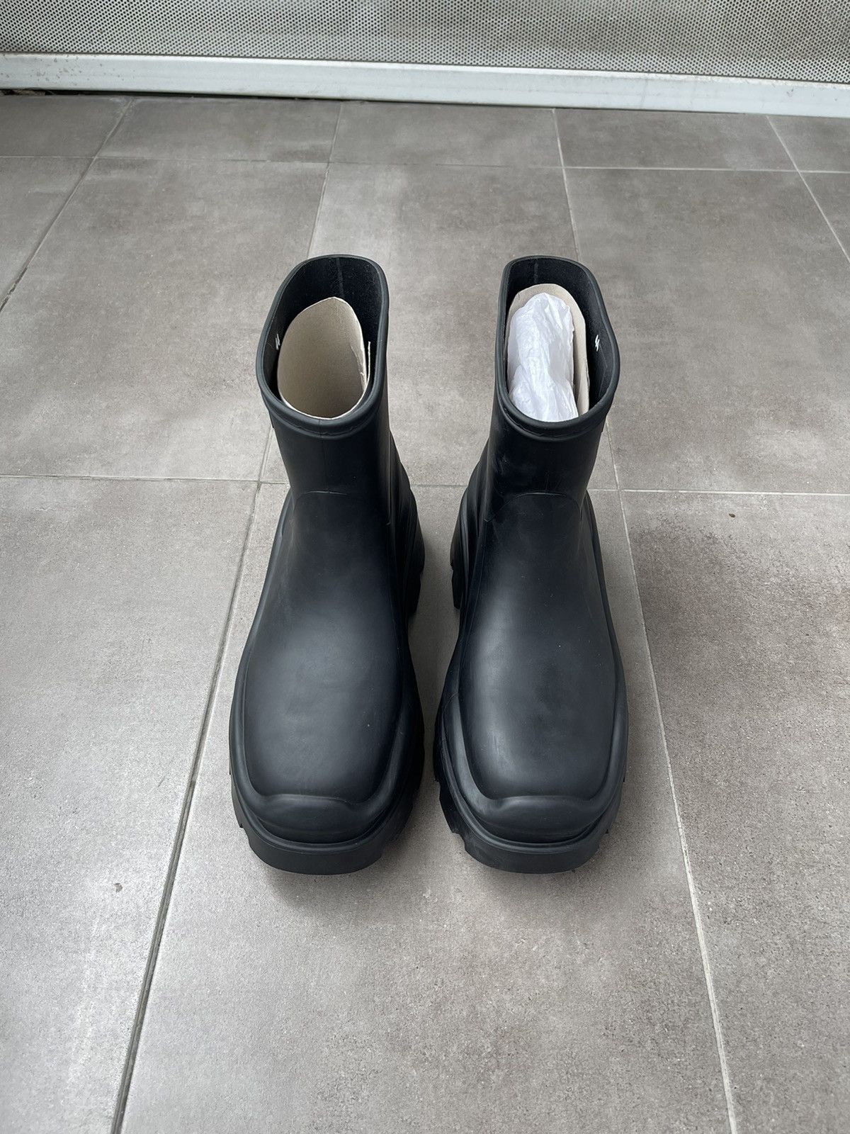 MSGM !DS! SS23 MSGM Scarpa Black Rubber Boots Size US 11 / EU 44 - 8 Thumbnail