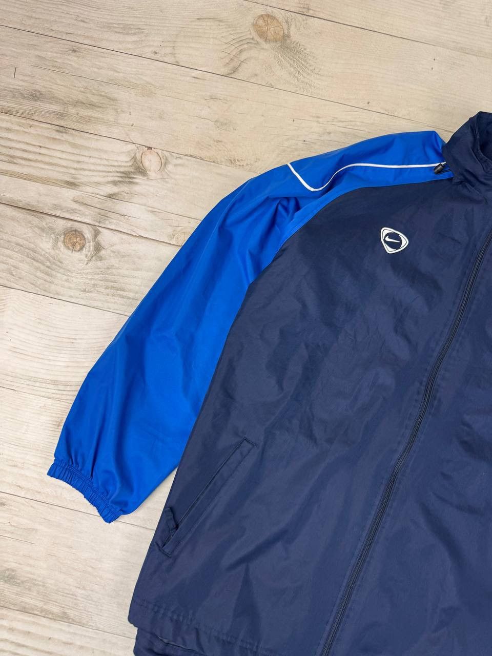 Nike Vintage Nike Windbreaker Jacket Hooded Nylon Swoosh 00s Size US XXL / EU 58 / 5 - 6 Thumbnail