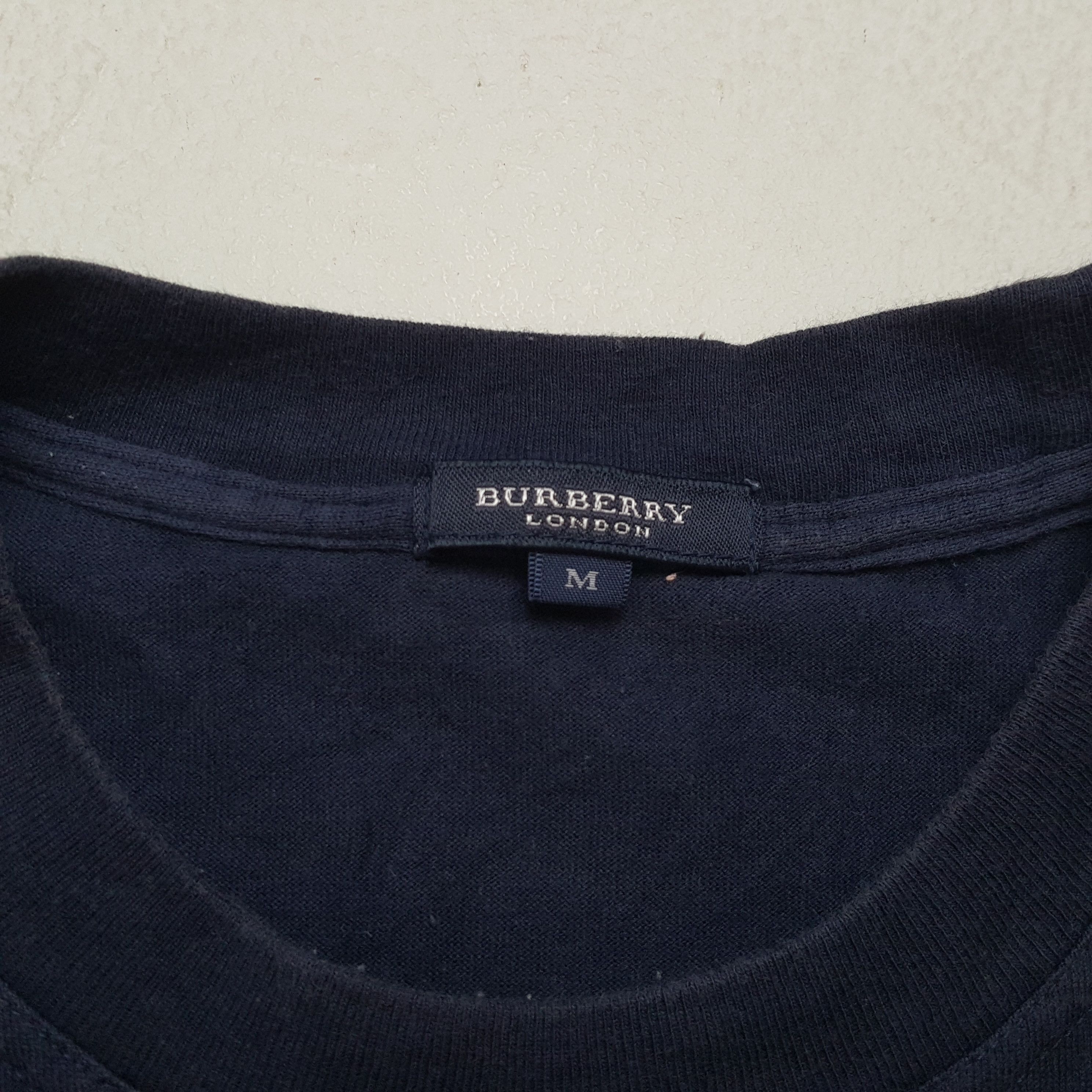 Burberry × Vintage BURBERRY LONDON Luxury Brand Daily Style Custom Tshirt Size US L / EU 52-54 / 3 - 6 Thumbnail