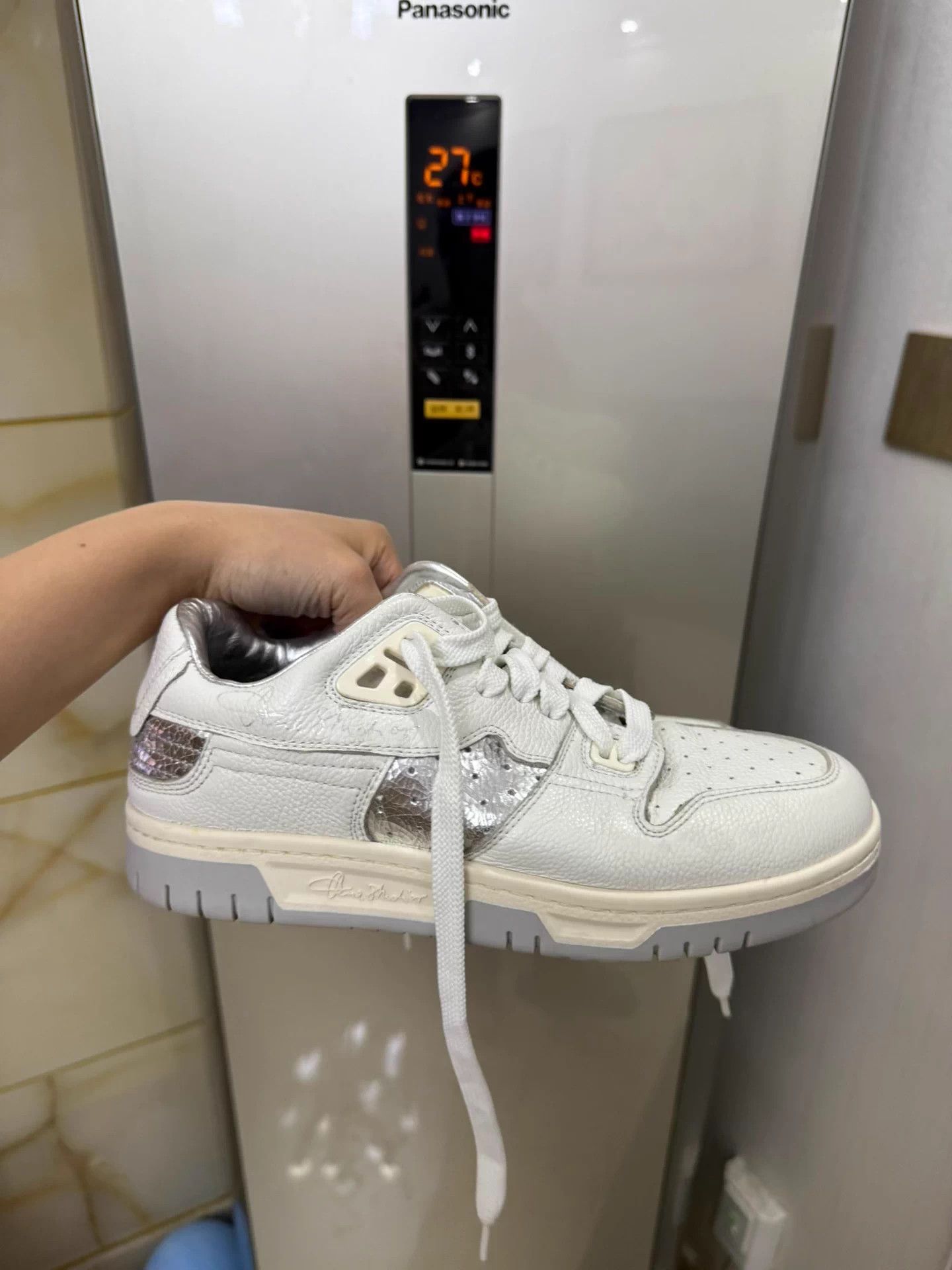 Acne Studios Acne Studios Wmns 38 Print White Kicks 2w 9/10 Authentic Size US 8 / IT 38 - 3 Thumbnail
