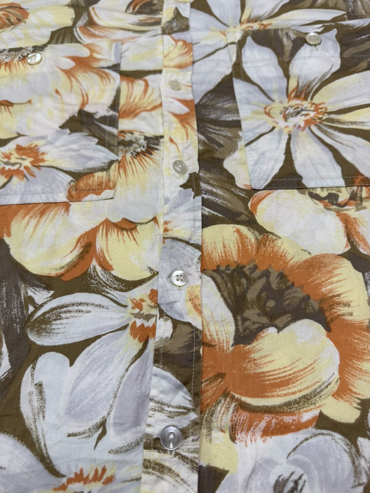 Hai Sporting Gear Vintage Issey Miyake Hai Sporting Gear Floral ButtonUp Shirt Size US M / EU 48-50 / 2 - 6 Thumbnail