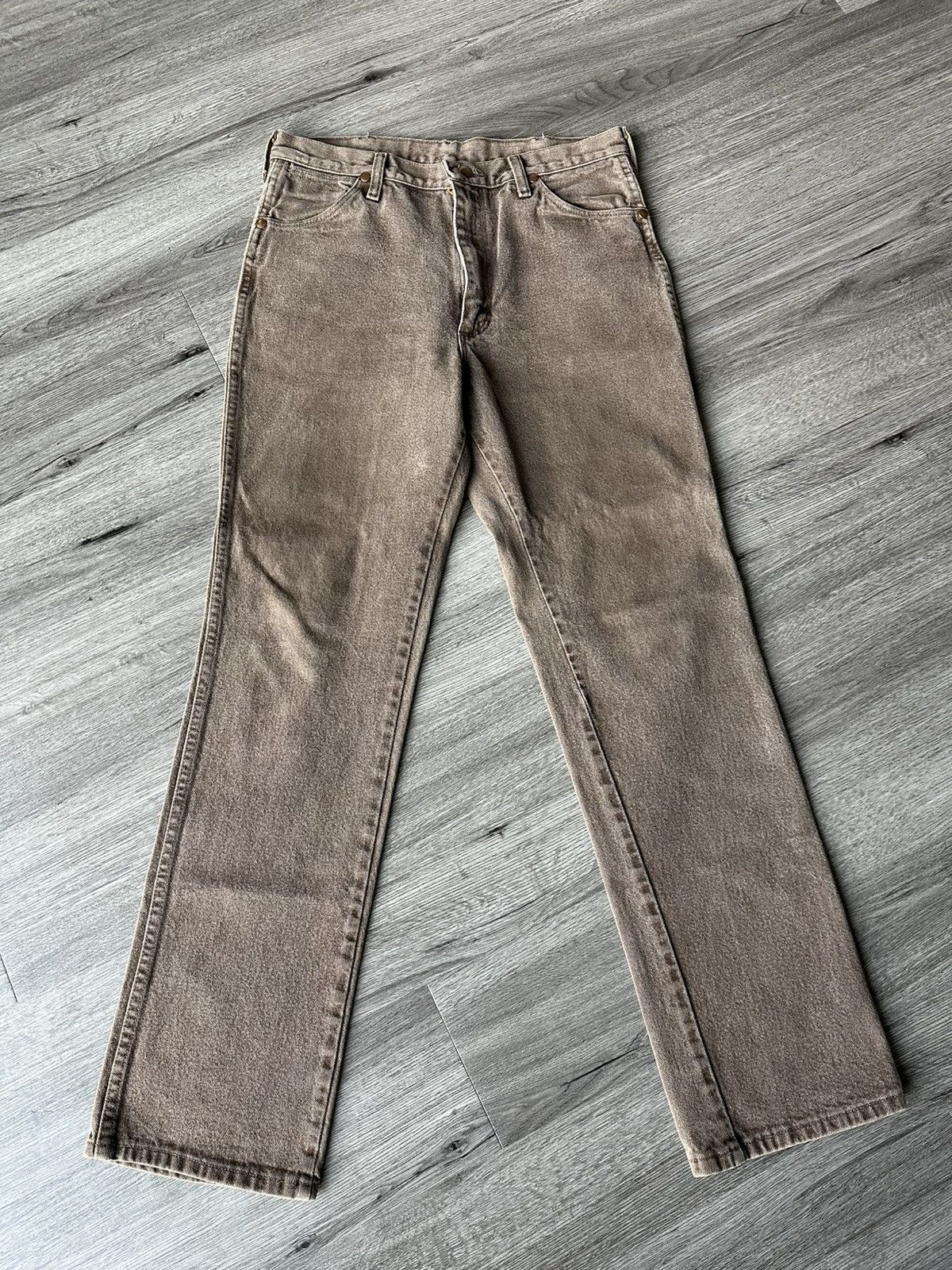 Wrangler Vintage Faded Brown Wrangler Jeans Size US 32 / EU 48 - 1 Thumbnail