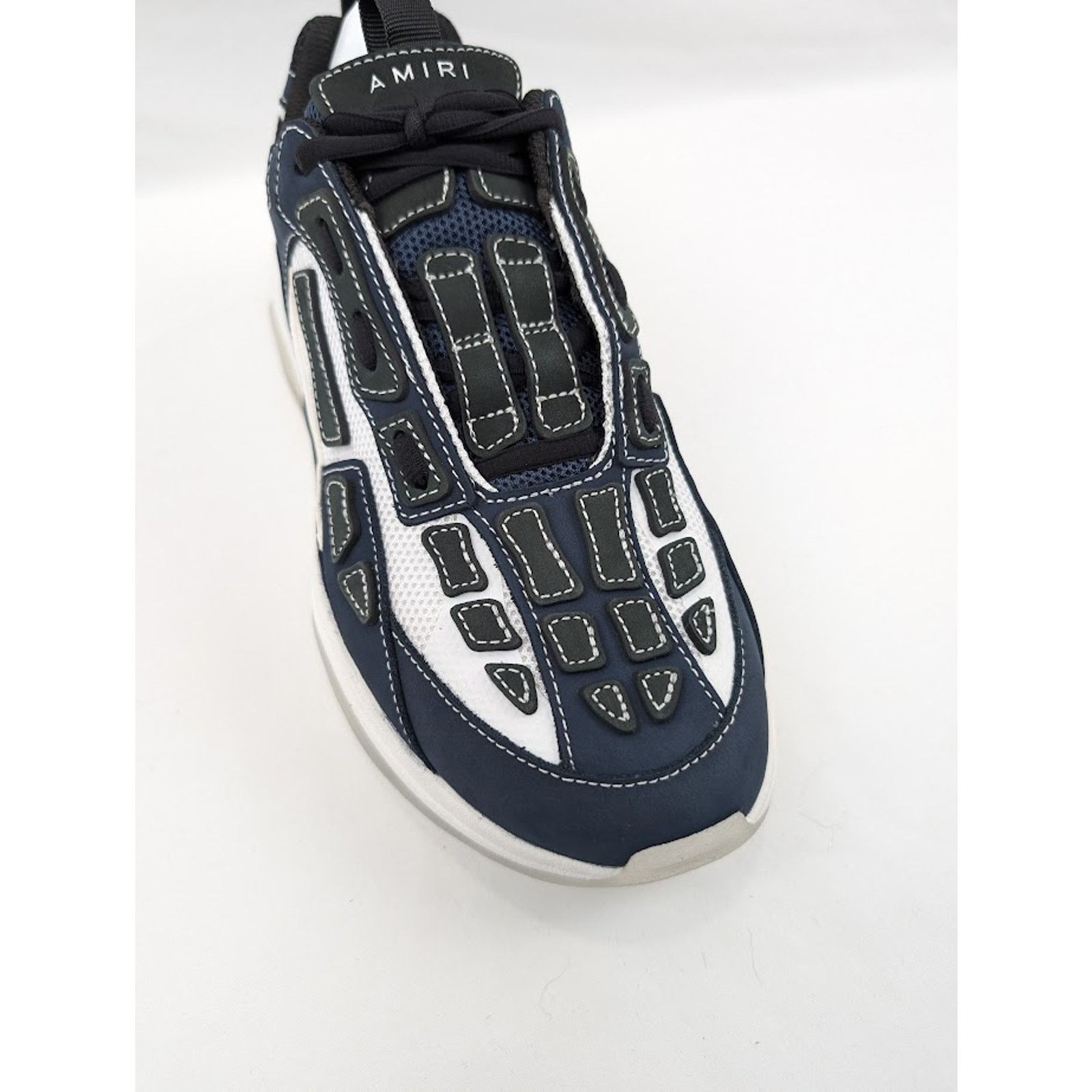 Amiri o1rshd1 Bone Runners Sneakers in Midnight Blue Size US 14 / EU 47 - 5 Thumbnail