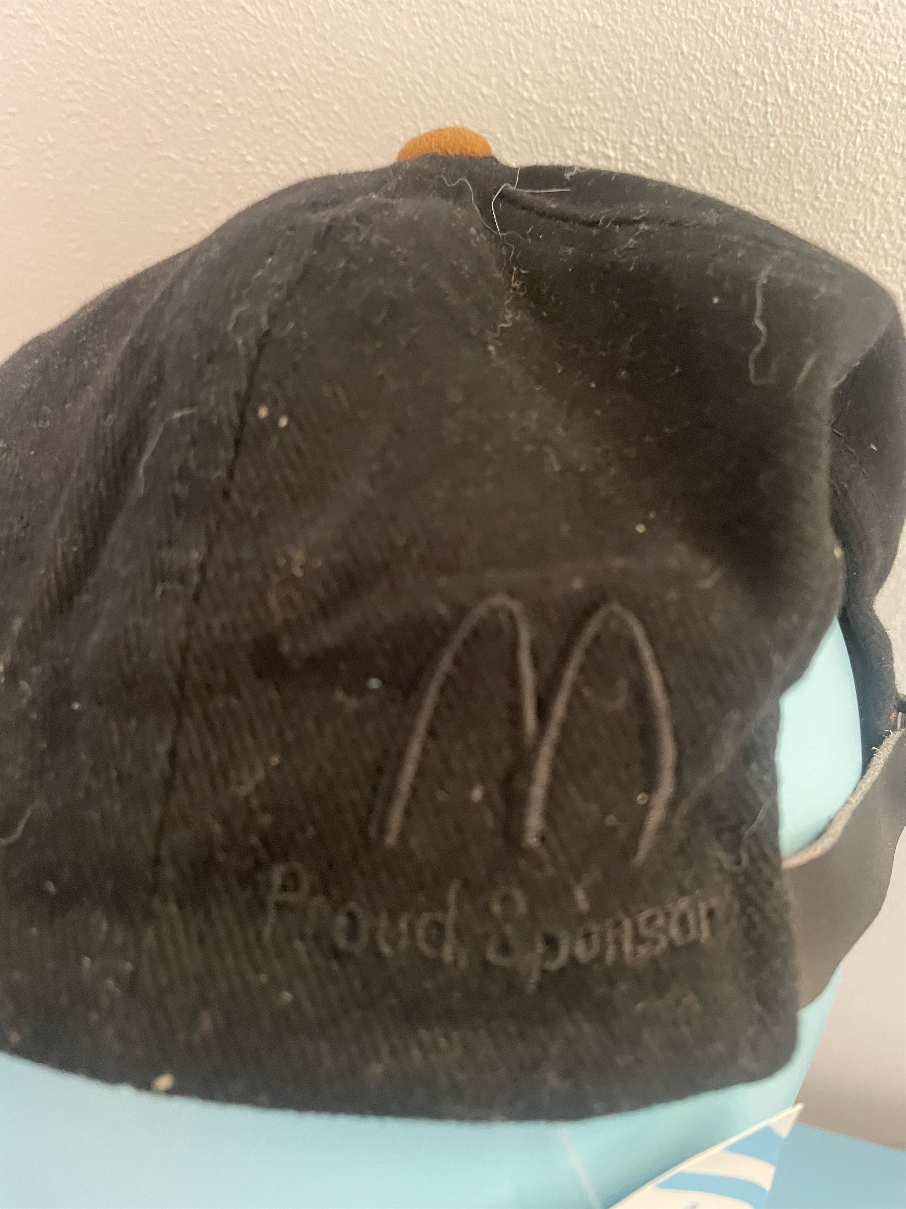 Vintage Atlanta 1996 Olympics Suede Brim Cap Black Tan Size ONE SIZE - 2 Thumbnail