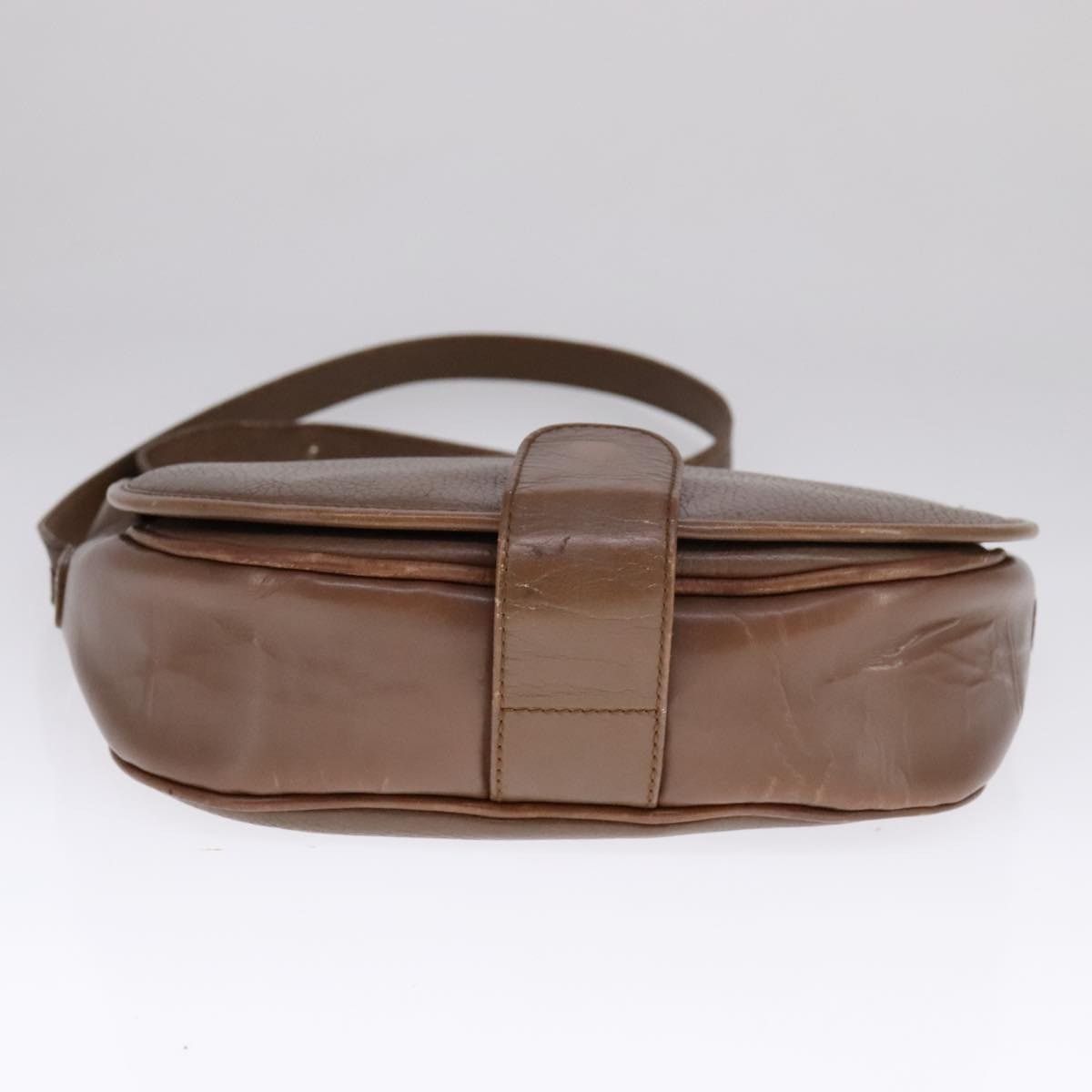 Burberry Burberry Shoulder Bag Leather Brown Silver Size ONE SIZE - 5 Thumbnail