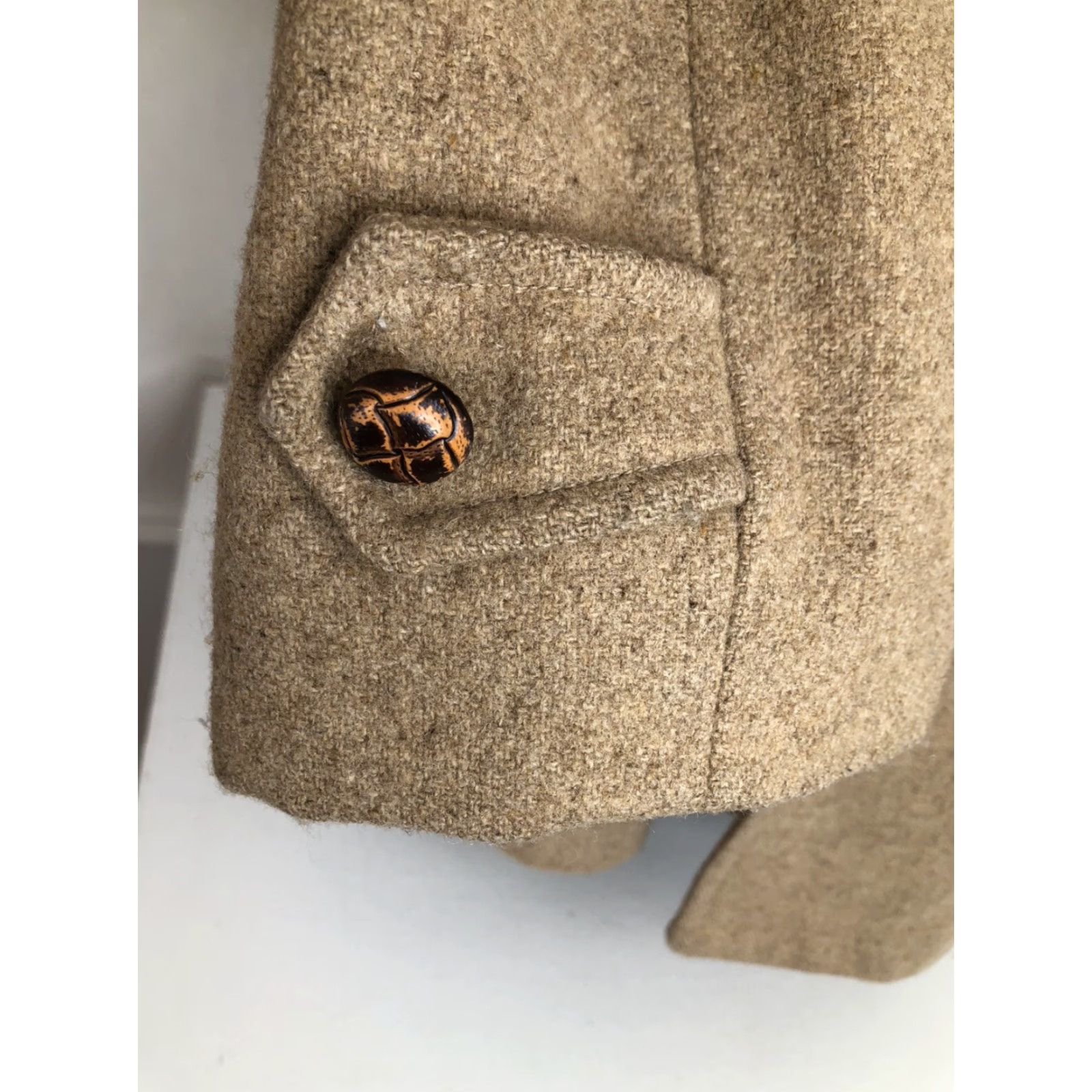 Vintage VINTAGE Lakeland Field Hunting Mens Jacket Sherpa Lined Wool-Like Brown 42 Sz 42 USA Mens Mens Size US XS / EU 42 / 0 - 4 Thumbnail