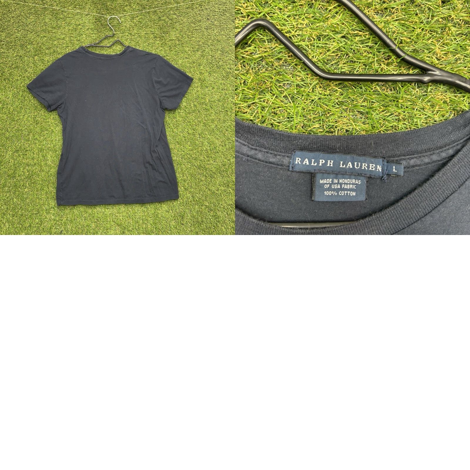 Polo Ralph Lauren VINTAGE Polo Ralph Lauren Shirt Womens L Short Sleeve Knit 100% Cotton Solid Blue Logo Single Stitch Les Alpes Suisses 90s Ski Beach Polo Bear Womens Size L / US 10 / IT 46 - 8 Thumbnail