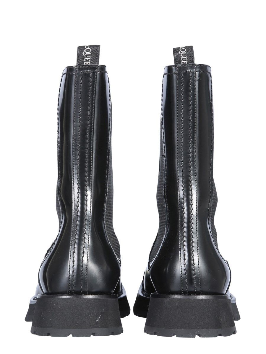 Alexander McQueen o1y1024 Ankle Boots in Black Size US 7 / EU 40 - 3 Thumbnail
