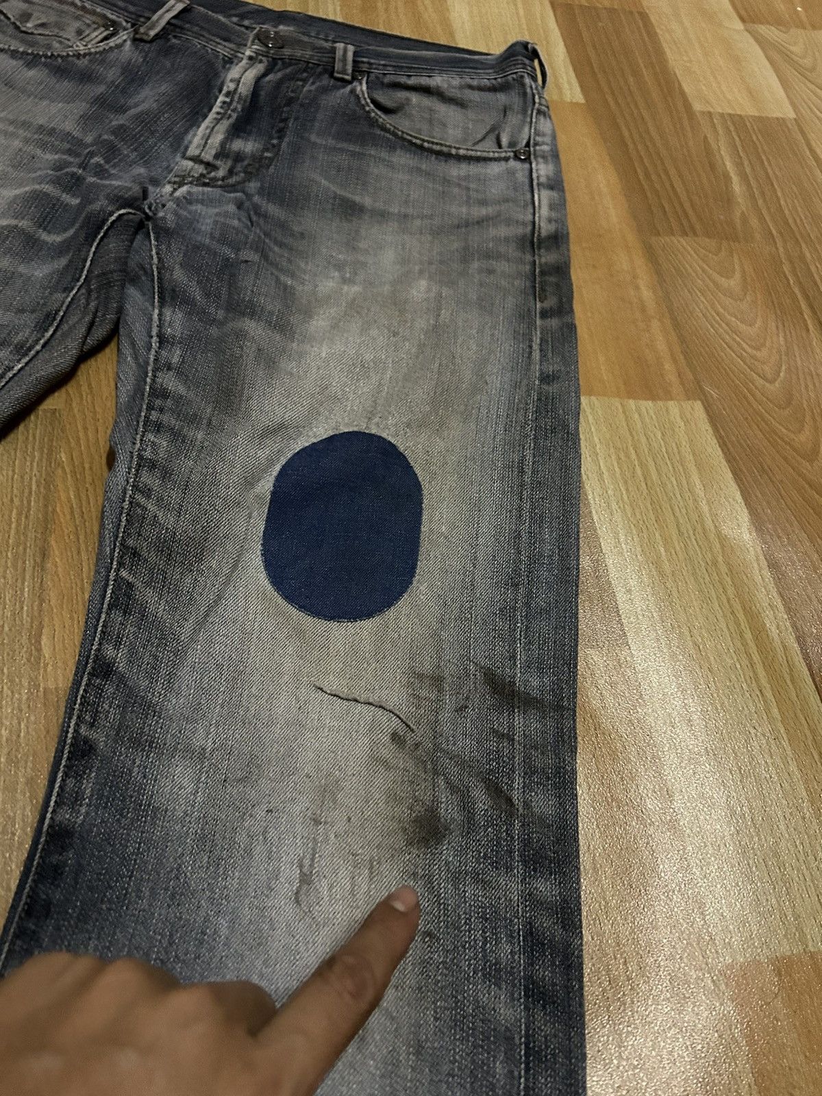 Burberry × Designer 💥BURBERRY LONDON PATCH DISTRESSED Size US 29 - 6 Thumbnail