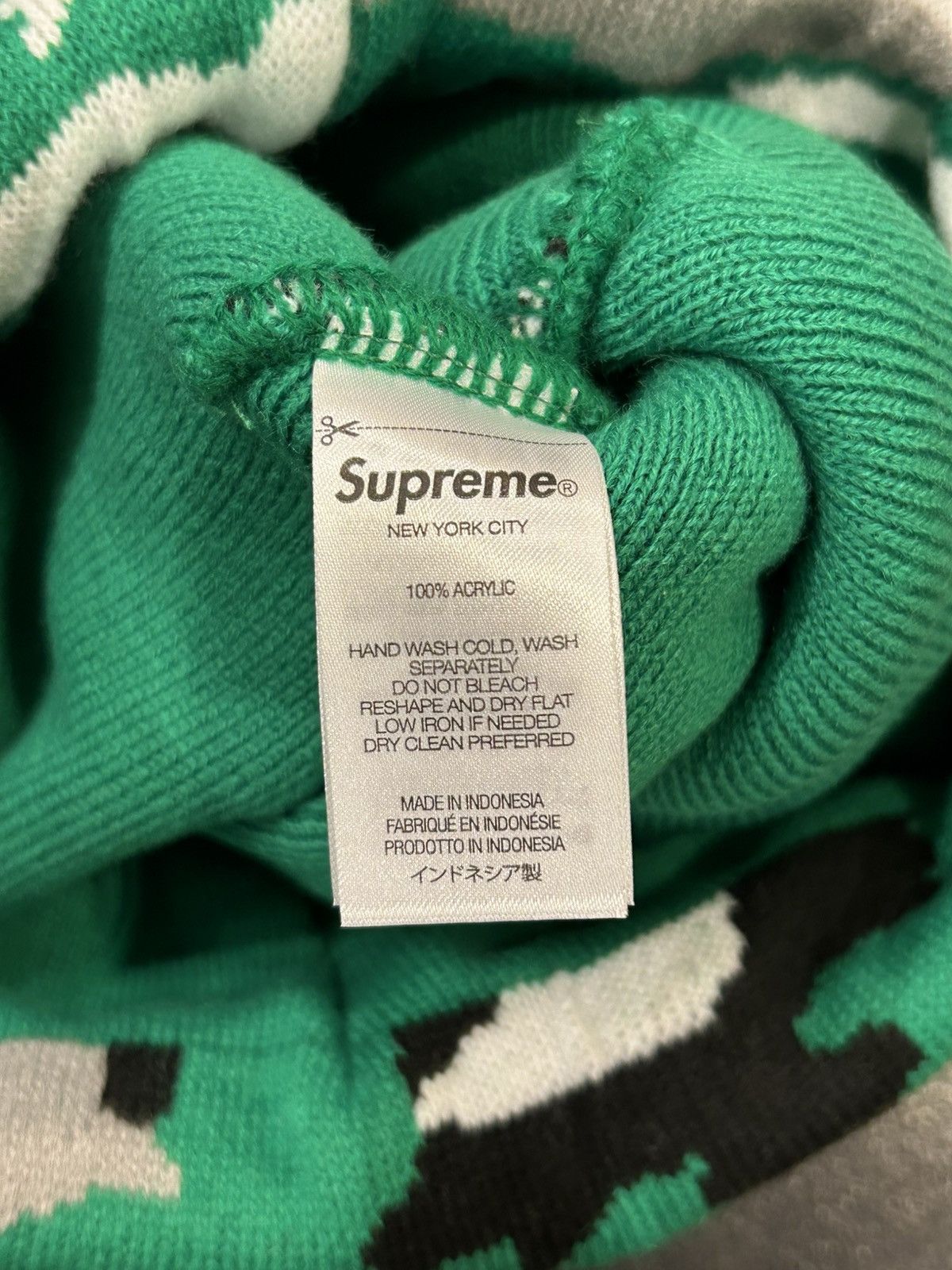 Supreme Supreme Camo Logo Beanie Size ONE SIZE - 3 Thumbnail