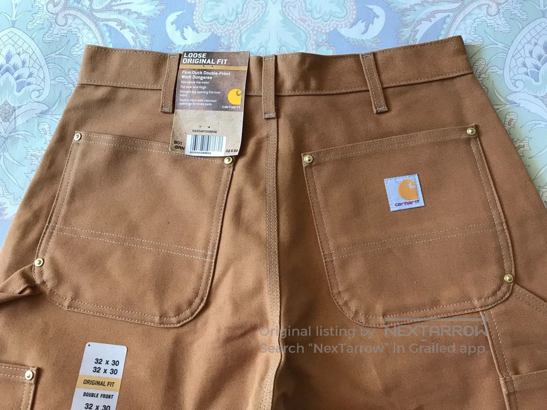 Carhartt Carhartt B01 BRN W32L30 Work Pants. Size US 32 / EU 48 - 5 Thumbnail