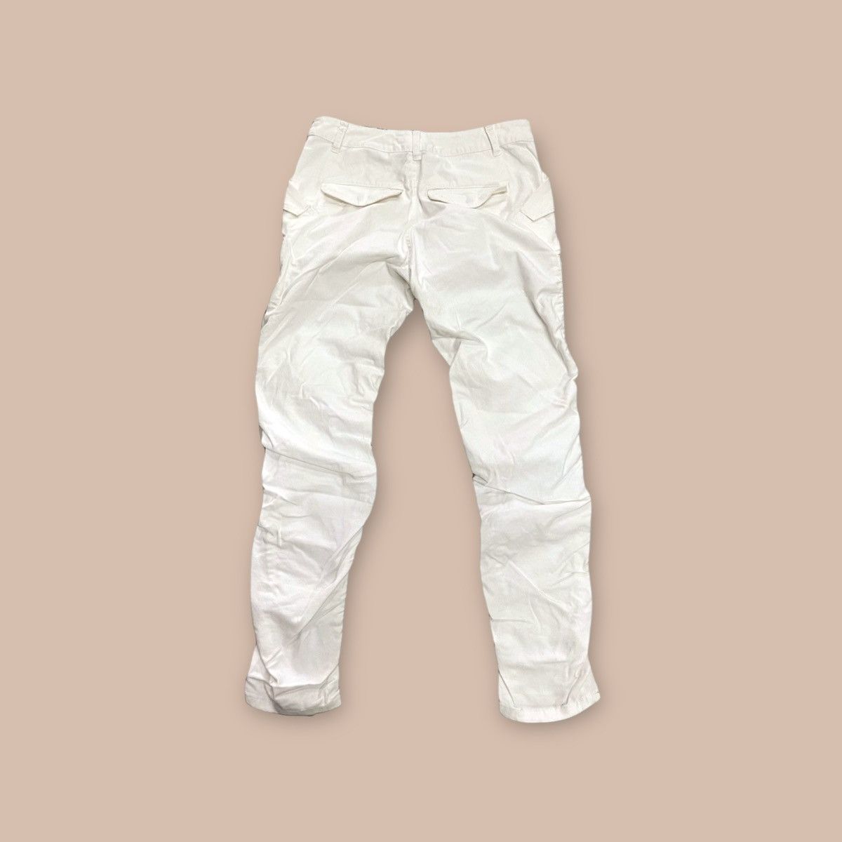 If Six Was Nine Atsuro Tayama White Cinched Pants Size US 38 / EU 54 - 2 Thumbnail