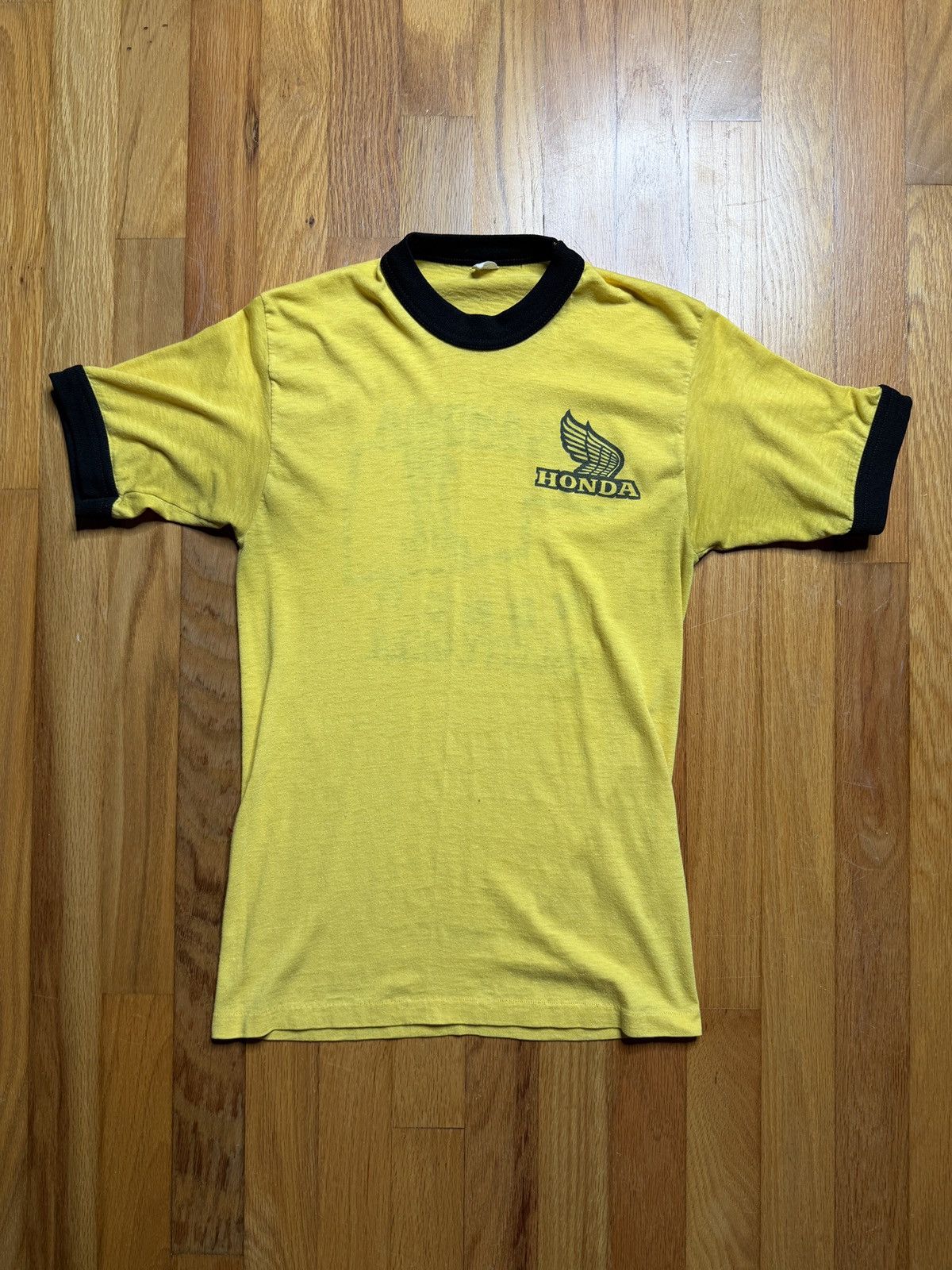 Vintage Vintage Honda Oklahoma Ringer Baby Tee Size US XS / EU 42 / 0 - 1 Thumbnail
