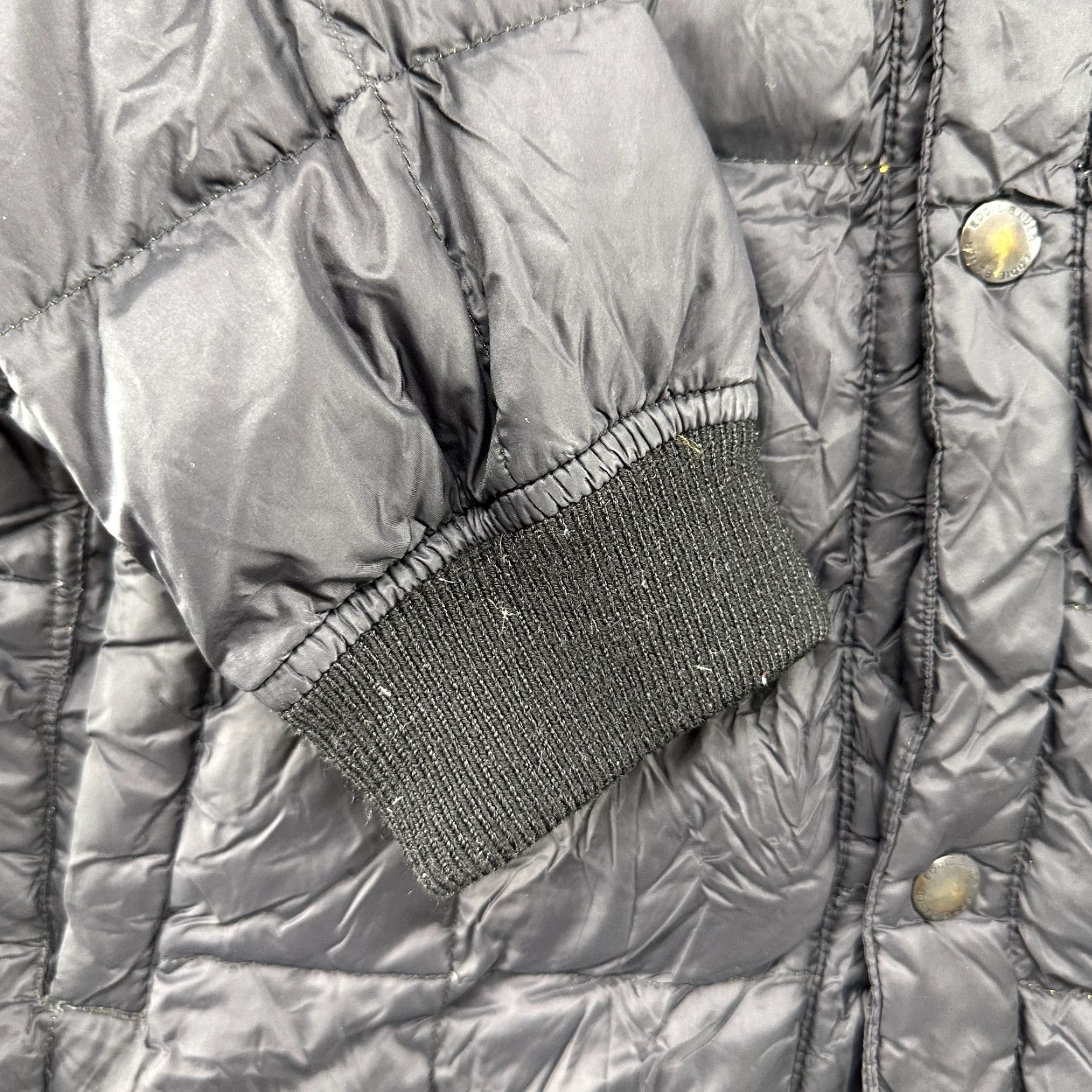Eddie Bauer Eddie Bauer Jacket Men Small Black Quilted Snap Puffer Down Stratuslite Nylon Softshell Insulated Size US S / EU 44-46 / 1 - 2 Thumbnail