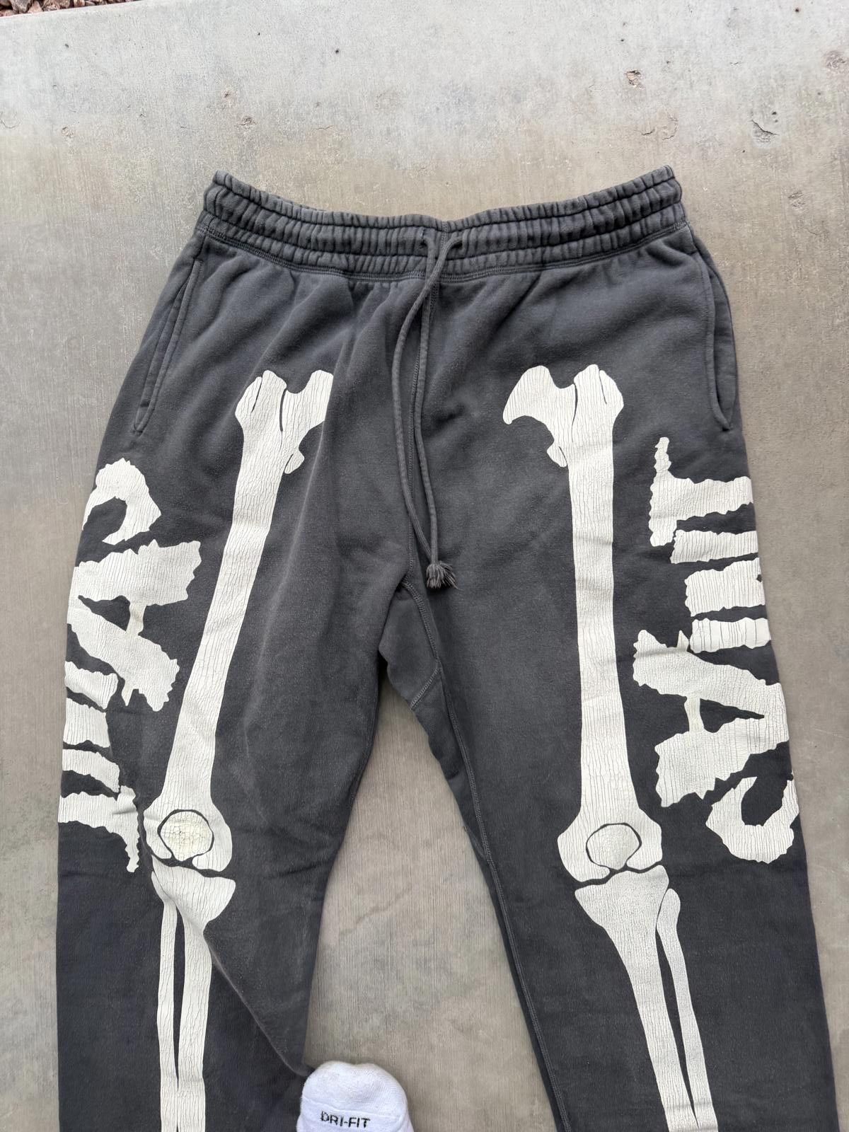 Saint Michael Saint Mxxxxxx Bone Sweatpants Black Size Large VL Vintage Size US 34 / EU 50 - 2 Thumbnail