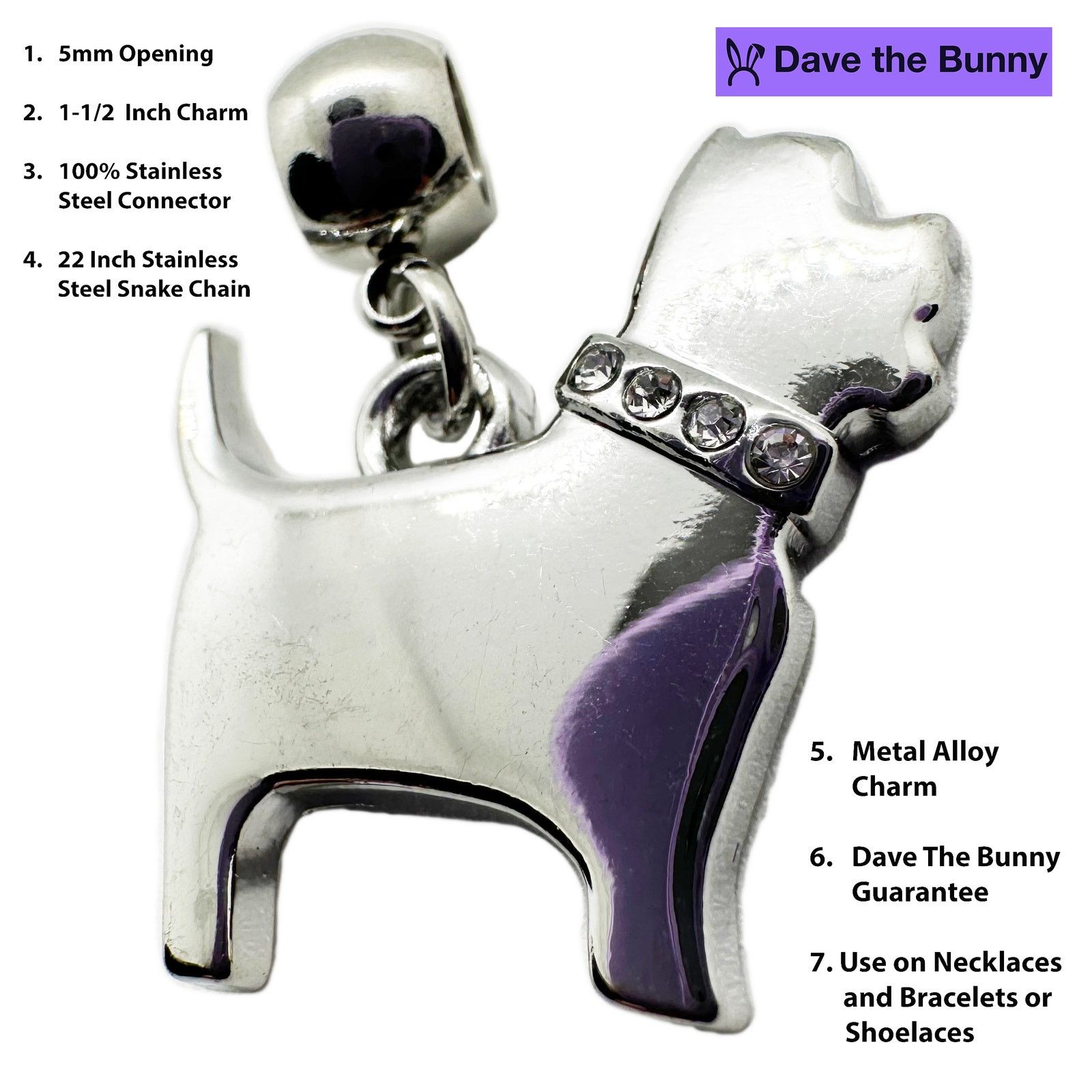 & Other Stories Scottish Terrier - Scottie Dog Necklace Pendant Jewelry Size ONE SIZE - 2 Thumbnail