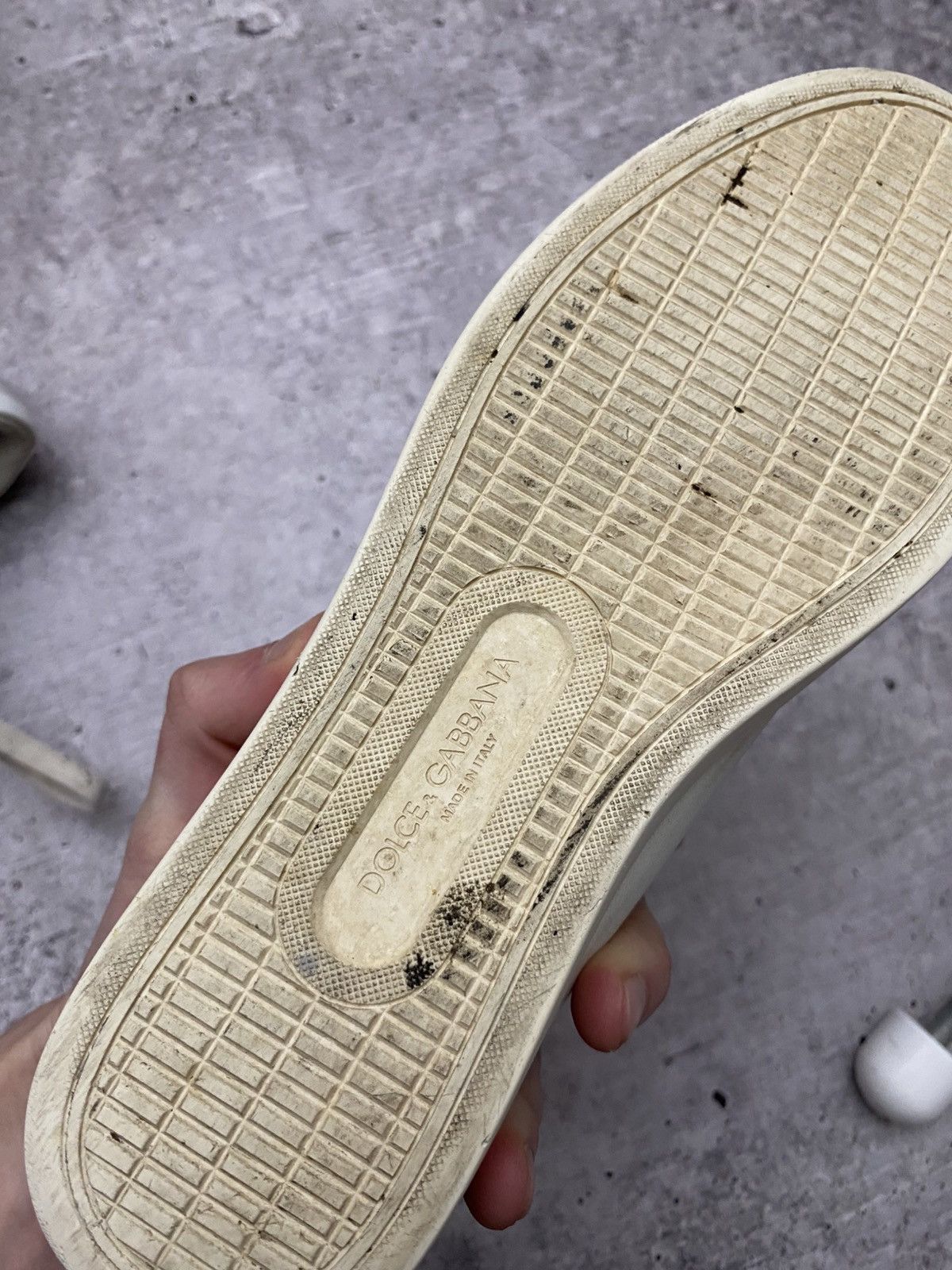Dolce & Gabbana 🔥Dolce & Gabbana hear leather sneakers Size US 8 / IT 38 - 13 Thumbnail