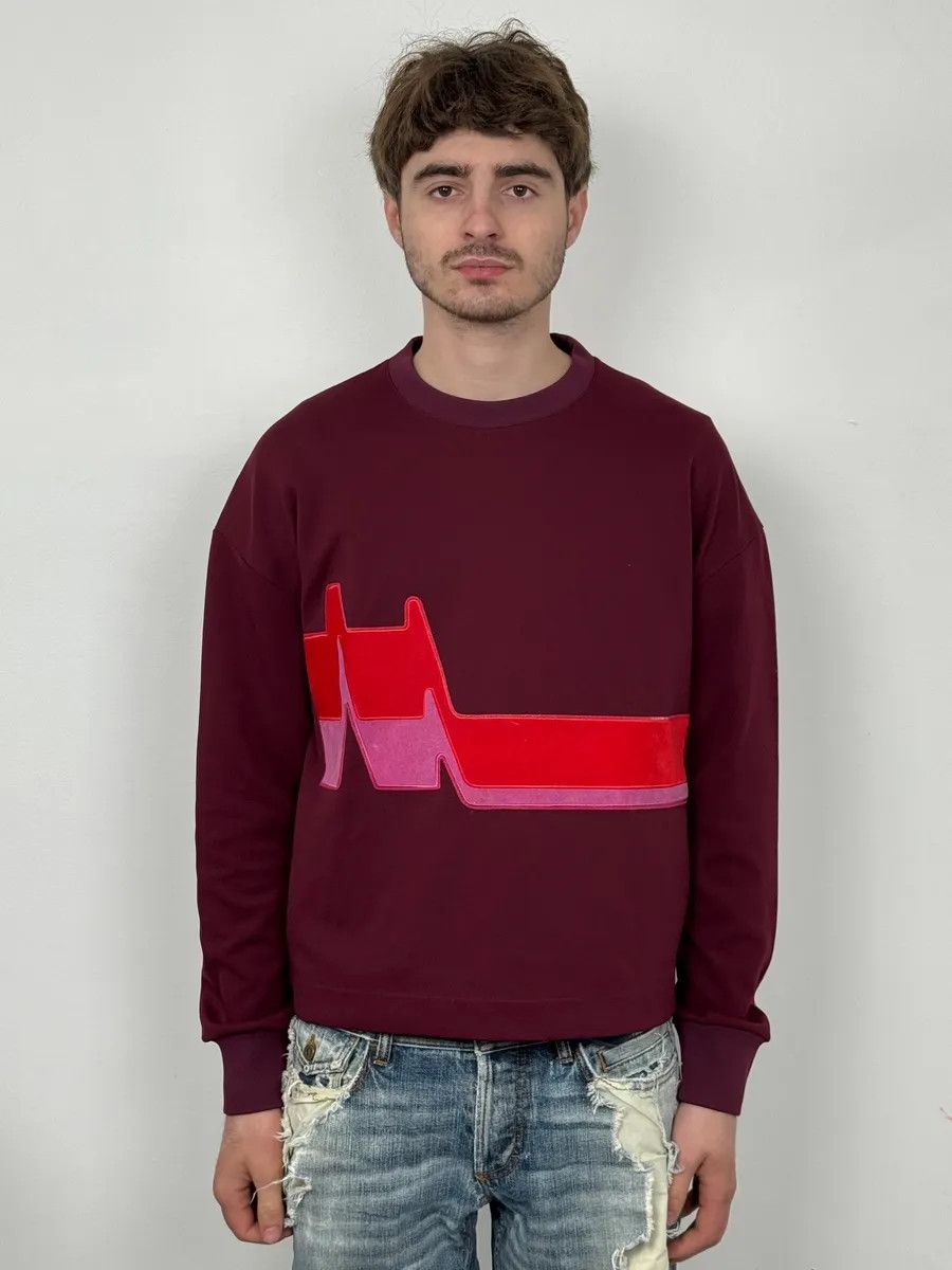 Jil Sander Jil Sander Bordeaux Contemporary Sweater Size US M / EU 48-50 / 2 - 3 Thumbnail