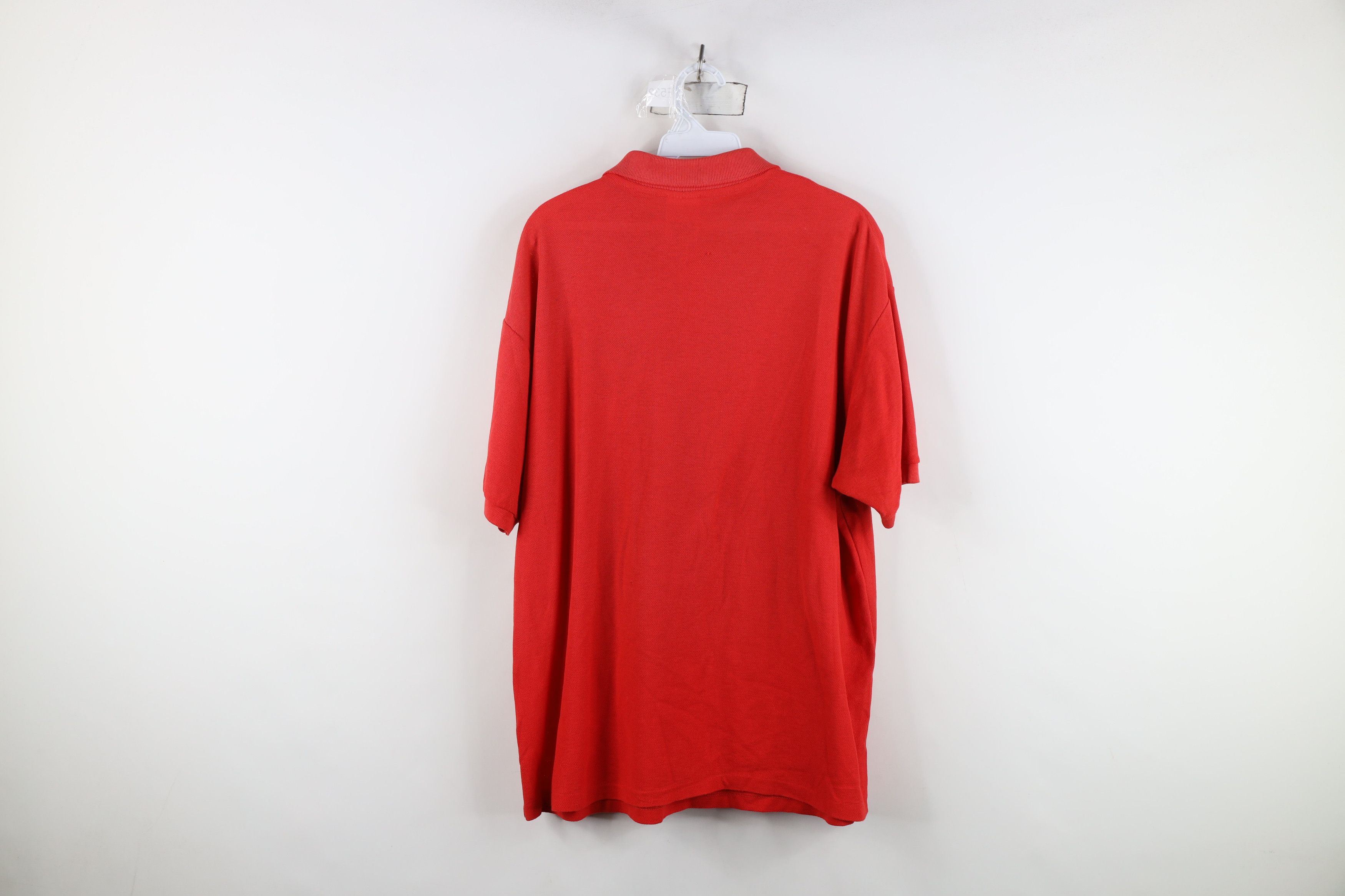 Vintage Vintage 80s 90s Dolphin Aviation Jet Service Polo Shirt Red Size US L / EU 52-54 / 3 - 13 Thumbnail