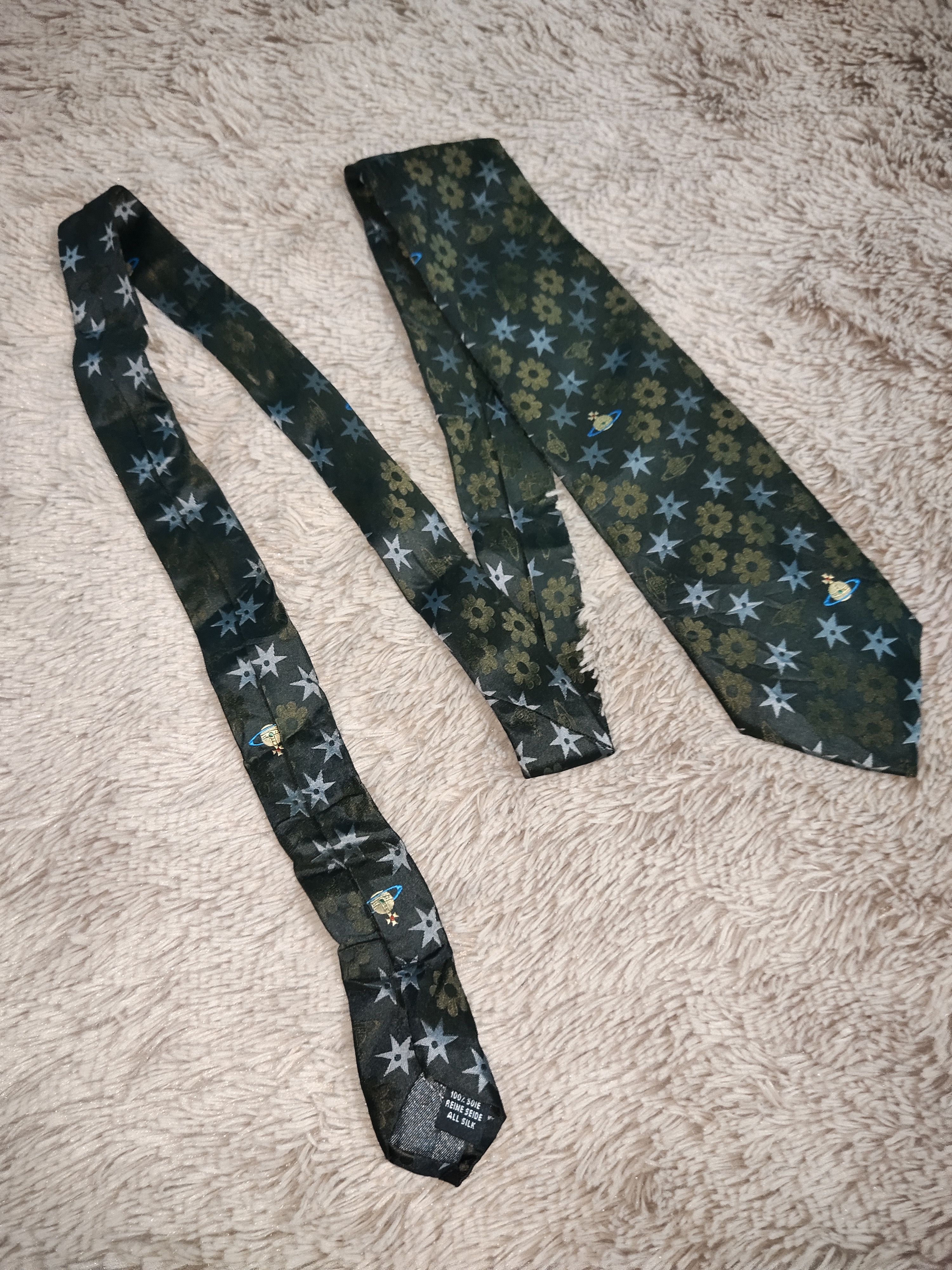 Vivienne Westwood Vivienne Westwood Silk Tie Star Logo Size ONE SIZE - 3 Thumbnail