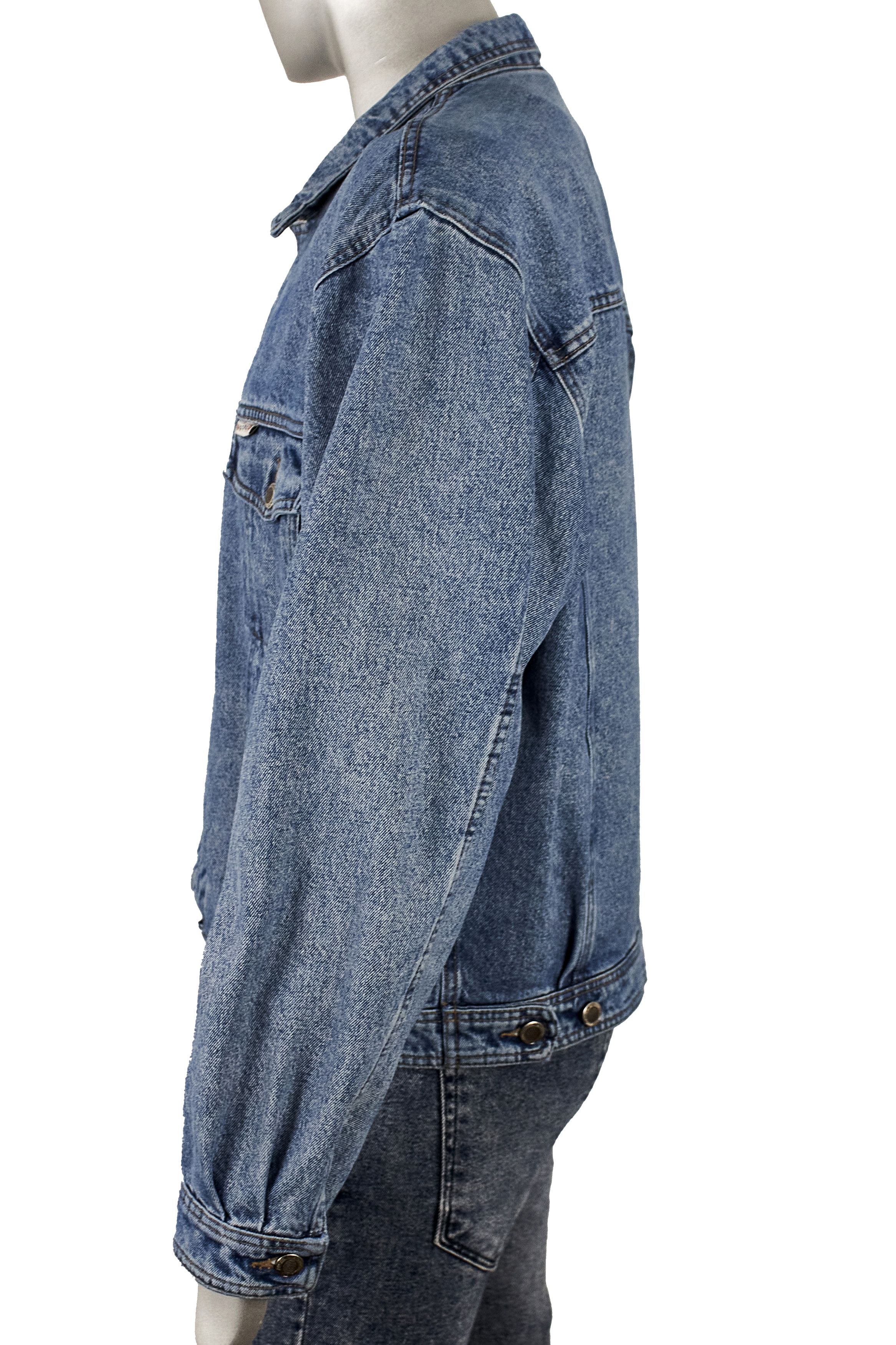 Vintage Rare vintage men's blue trucker denim jacket Pioneer Size US L / EU 52-54 / 3 - 4 Thumbnail
