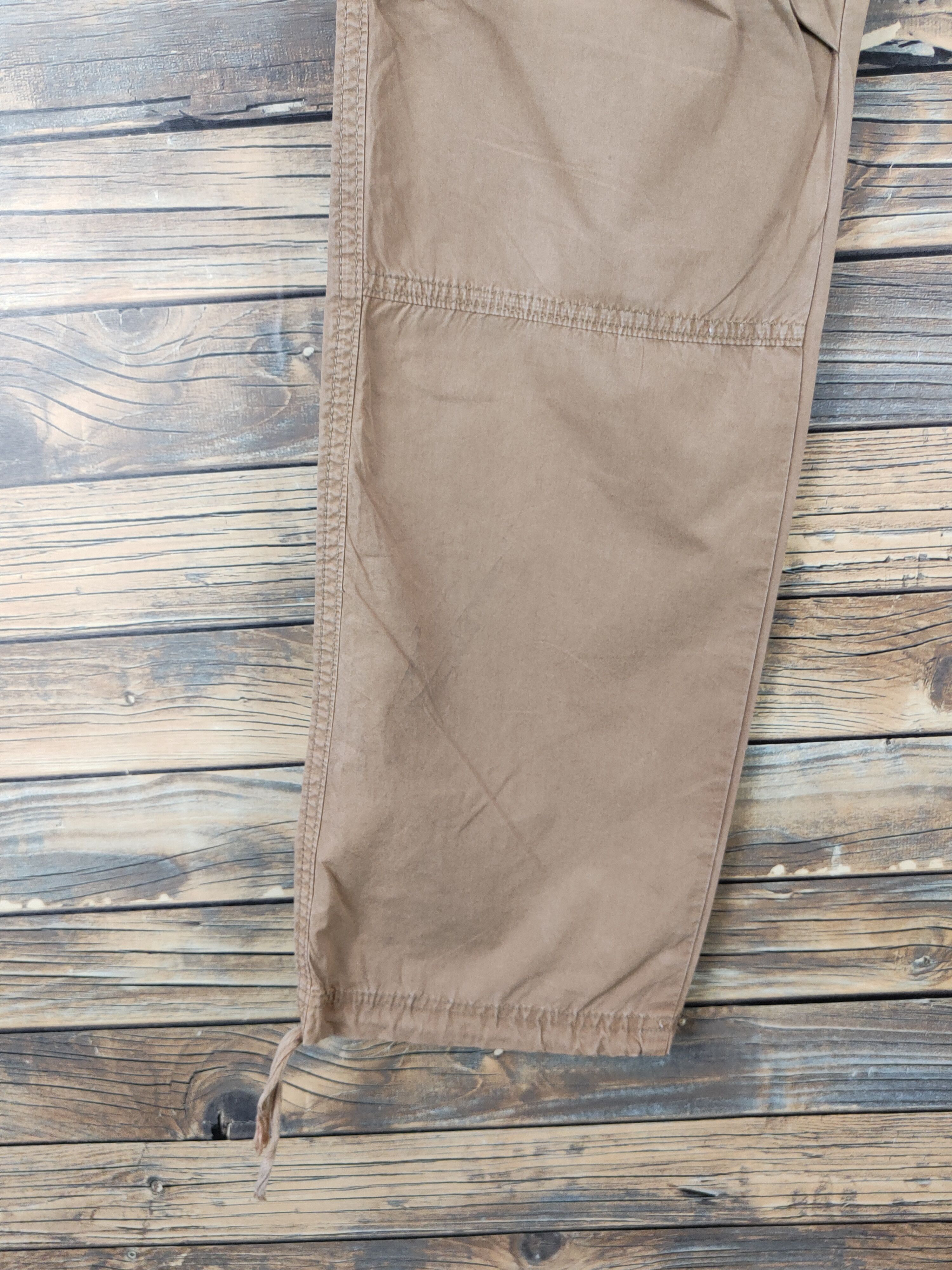 Japanese Brand iimk-Michel Klein Brown Multipocket Cargo Pants #W1021 Size 28" / US 6 / IT 42 - 4 Thumbnail