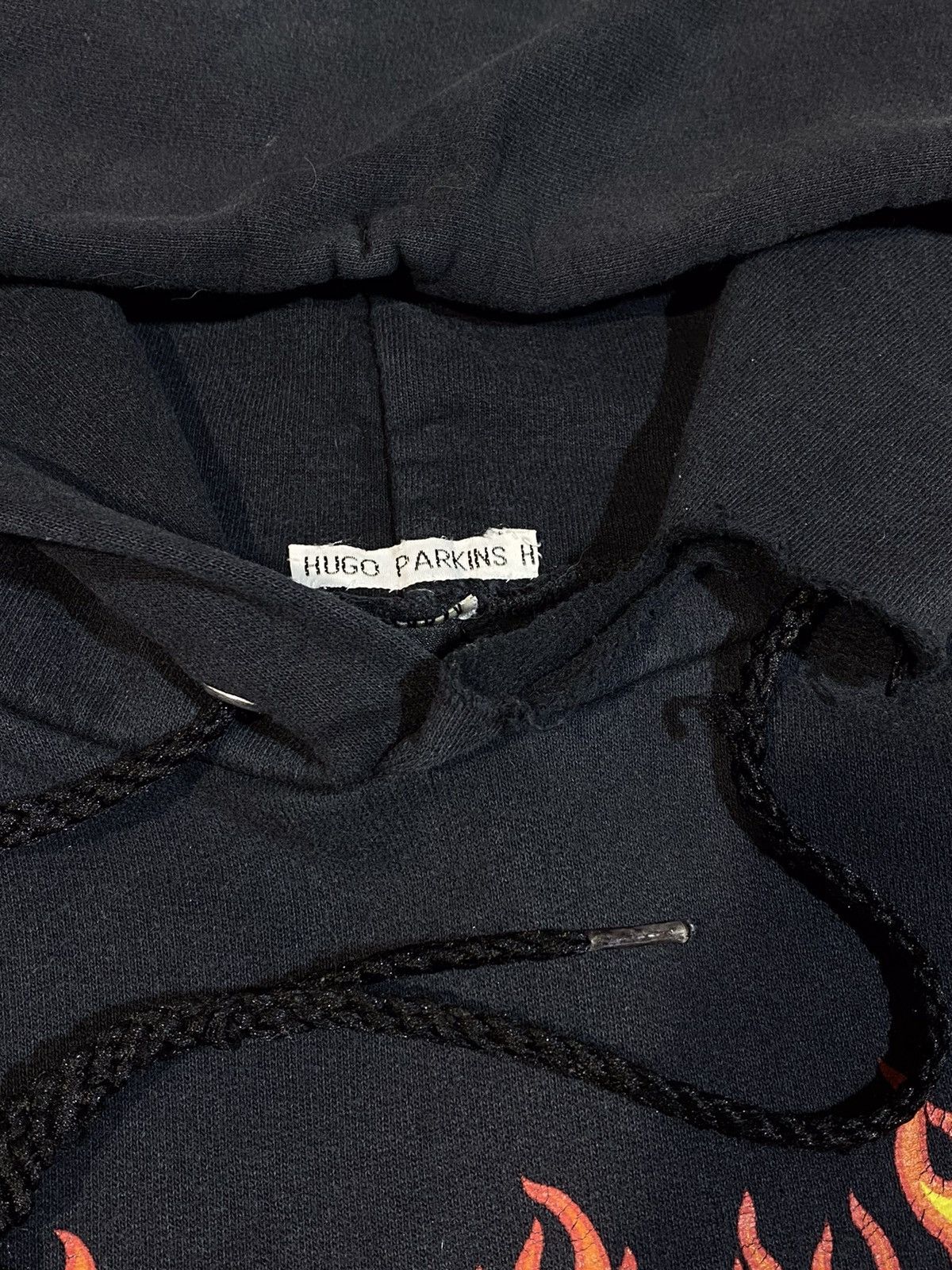 Thrasher × Vintage Vintage Thrasher y2k streetwear style distressed hoodie Size US S / EU 44-46 / 1 - 9 Thumbnail