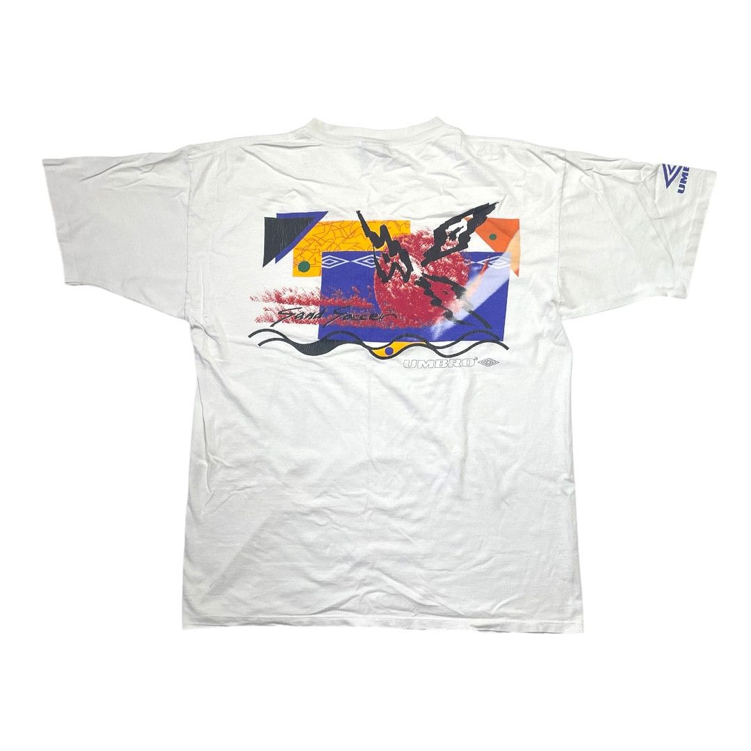 Vintage Vintage Umbro Sand Soccer Tee Size US XL / EU 56 / 4 - 1 Thumbnail