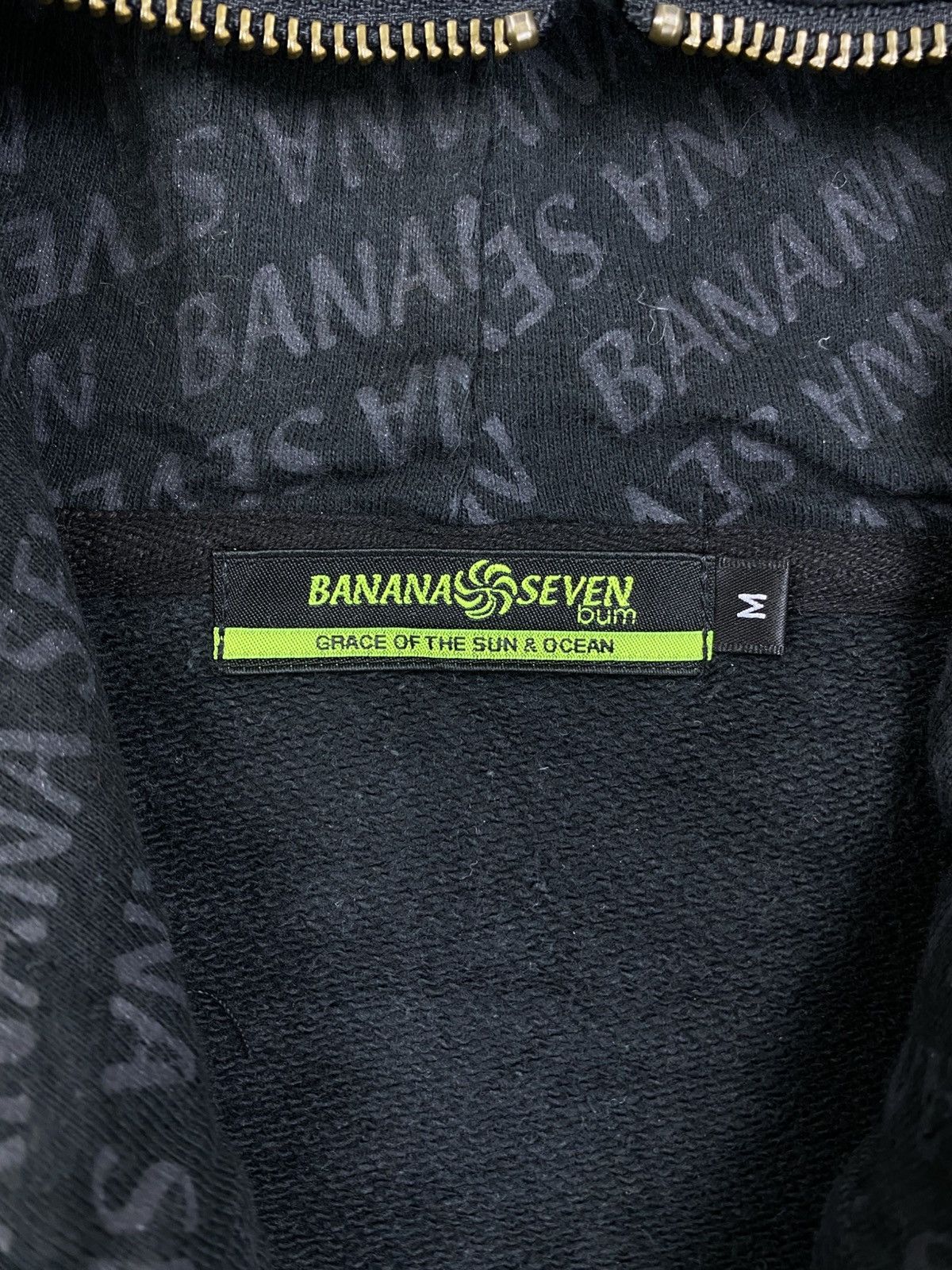 Vintage Vintage Banana Seven Surf Team Full Printed Hoodie Jacket Size US M / EU 48-50 / 2 - 11 Thumbnail