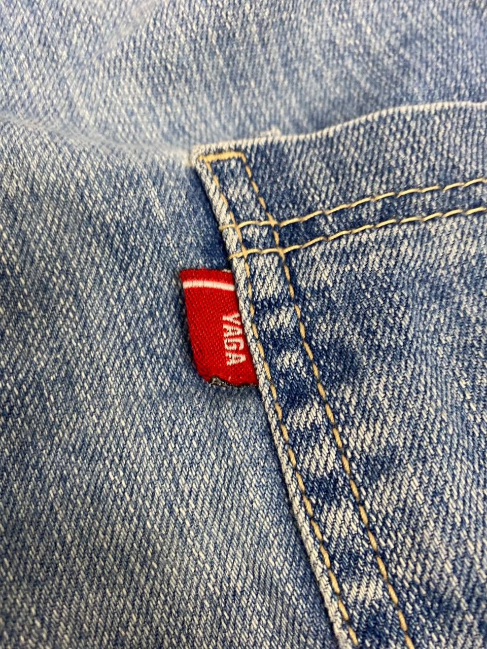 vintage japanese brand bootcut flare distressed denim