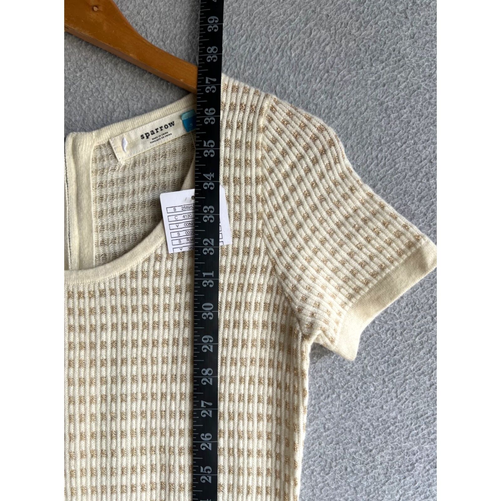 Anthropologie A-Line Sweater Dress Womens Small Multicolor Gilt