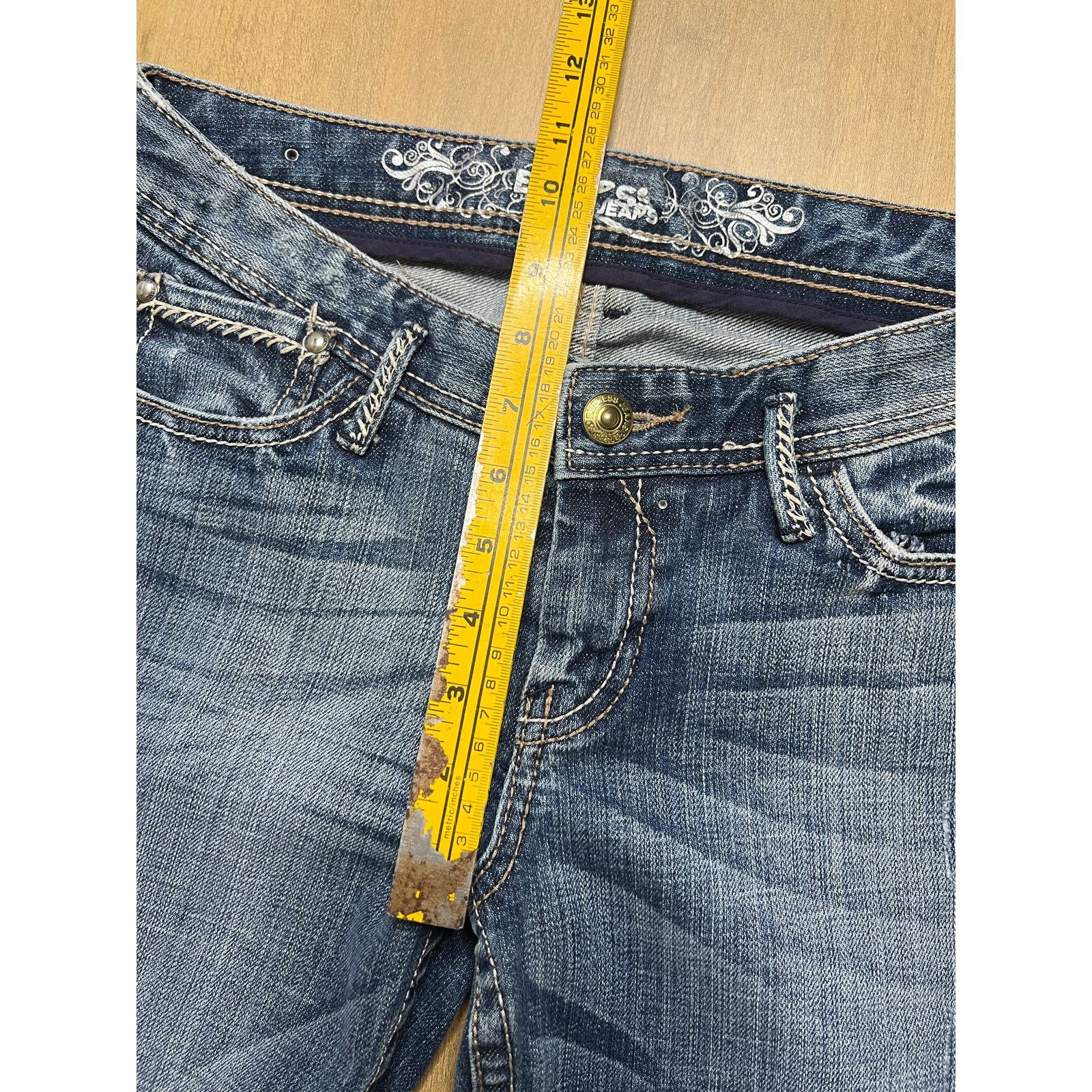 Express Express Jeans Women’s Sz 8r boot Low rise Y2K 30x31 Size 30" / US 8 / IT 44 - 6 Thumbnail