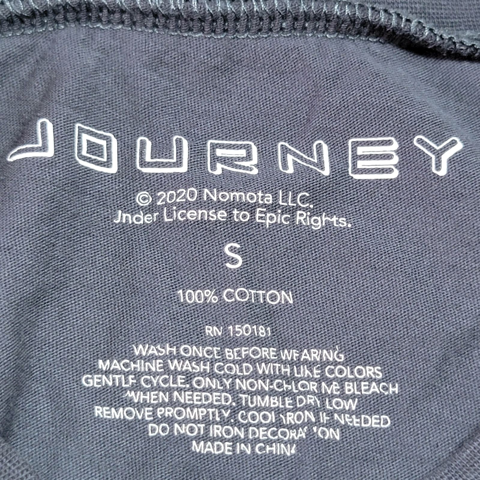 Other Journey Grey Tee "Departure" - Size Small Size US S / EU 44-46 / 1 - 4 Thumbnail