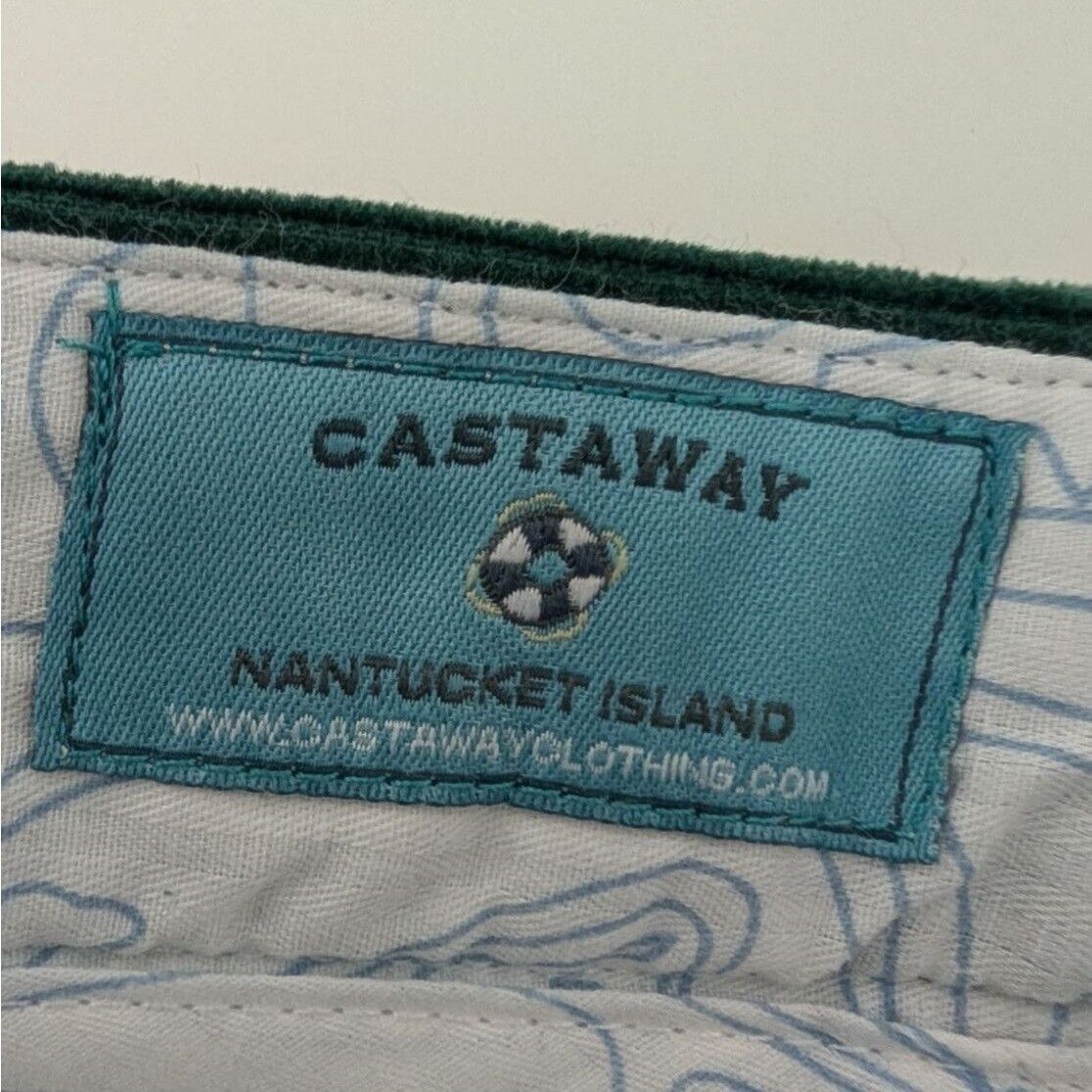 Designer Castaway Nantucket Corduroy Embroidered Santa Pants Mens 36 Size US 36 / EU 52 - 4 Thumbnail