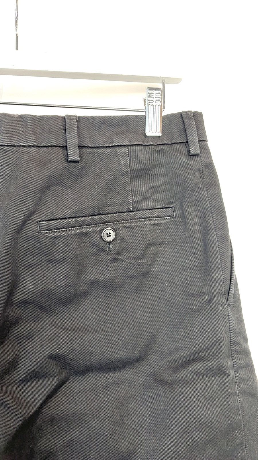 Prada Prada SS/20 Black Pleated Cotton Bermuda Shorts Size US 34 / EU 50 - 6 Thumbnail