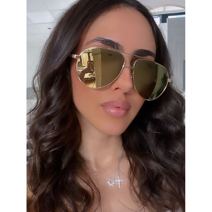 Gucci NEW Gucci GG1311S Gold Mirror Aviator Unisex  display picture 1