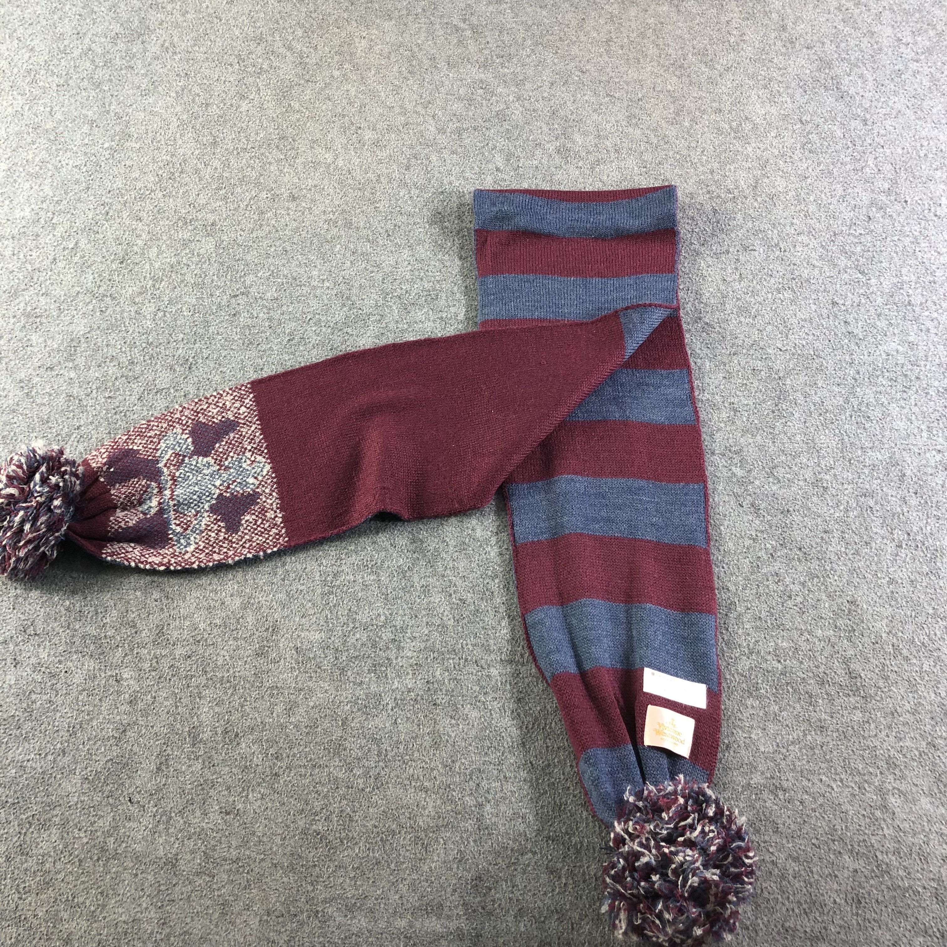 Vivienne Westwood Vivienne Westwood Bobbles Skull Scarf Muffler Skull V2112 Size ONE SIZE - 5 Thumbnail
