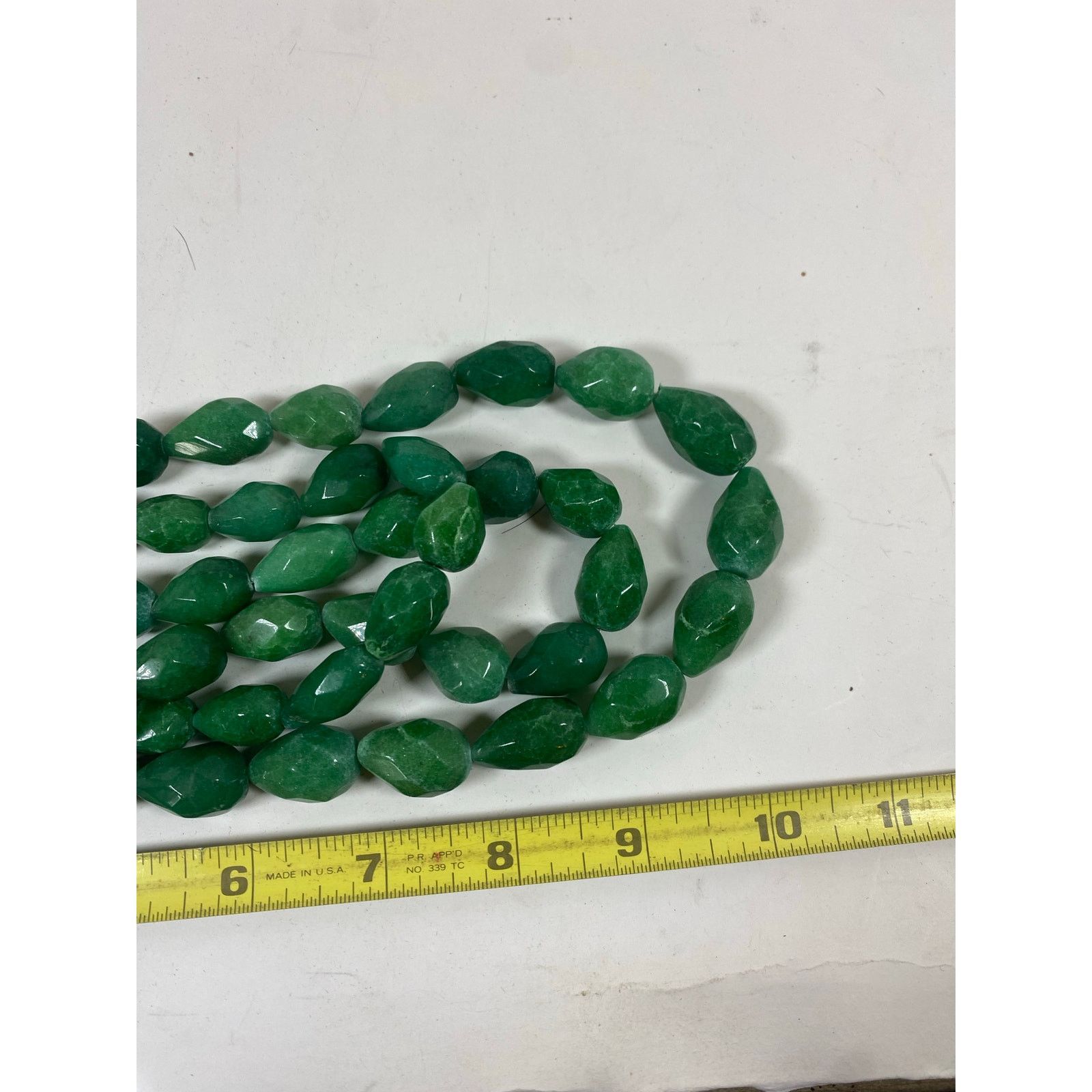 Other Green Jadeite Bead Necklace Round Beads Jewelry Size ONE SIZE - 5 Thumbnail