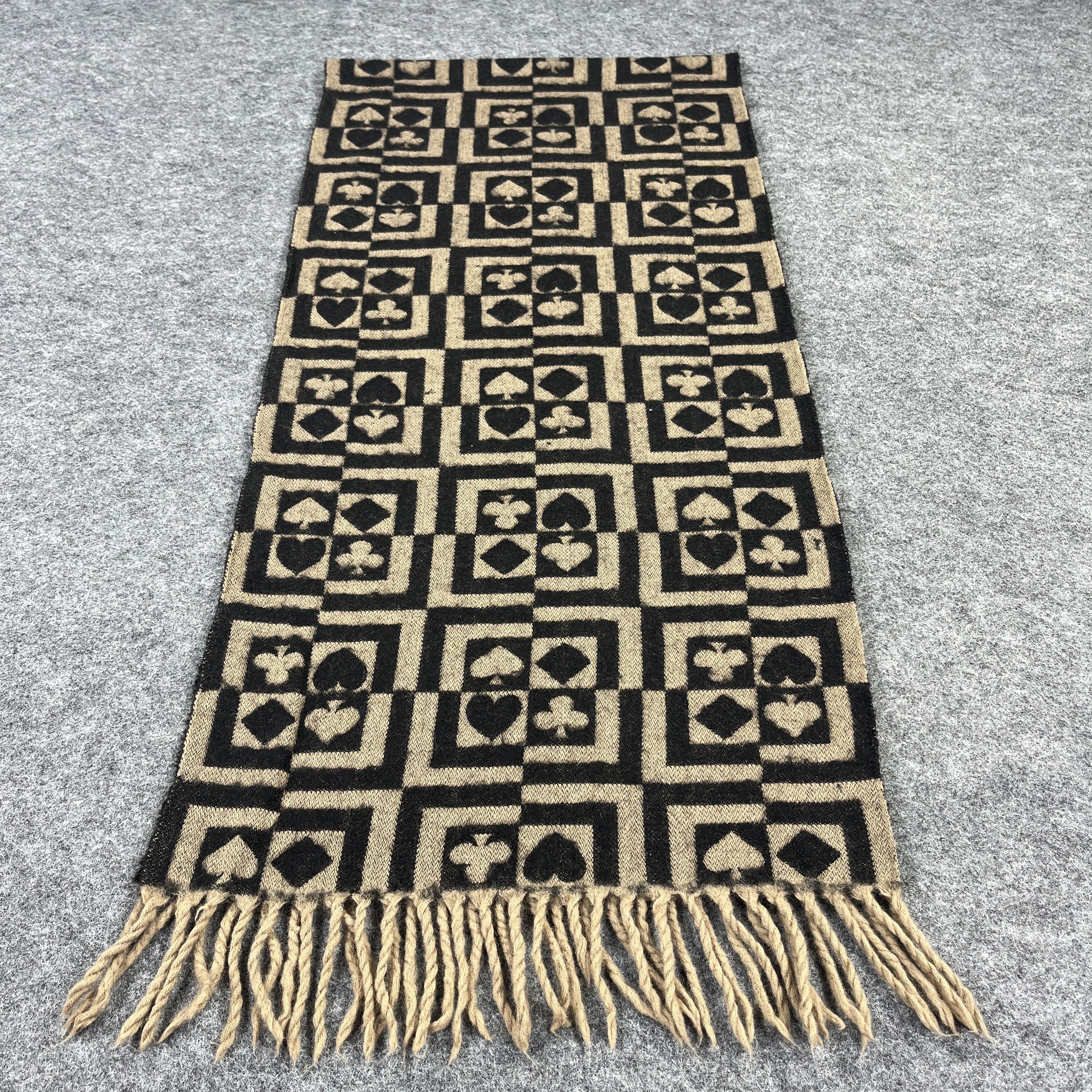 Vintage Poker Scarf / Muffler / Neckwear T943 Size ONE SIZE - 2 Thumbnail