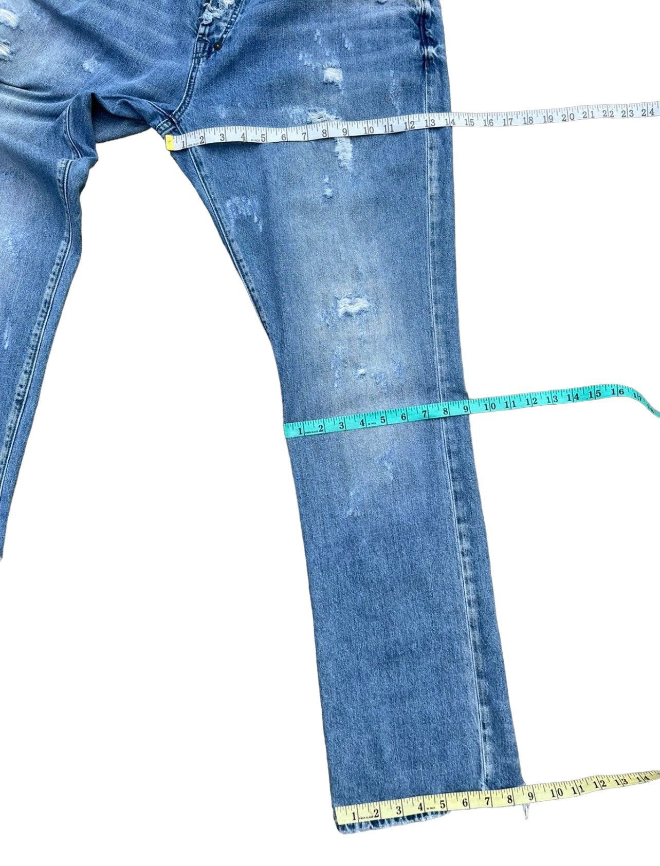 Prps Vintage PRPS Rips Distress Denim Demon Fit Jeans Size US 40 / EU 56 - 4 Thumbnail