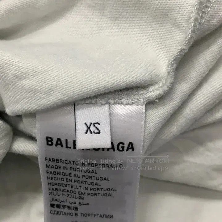 Balenciaga Balenciaga Logo Print Short Sleeve T. Size US XS / EU 42 / 0 - 3 Thumbnail