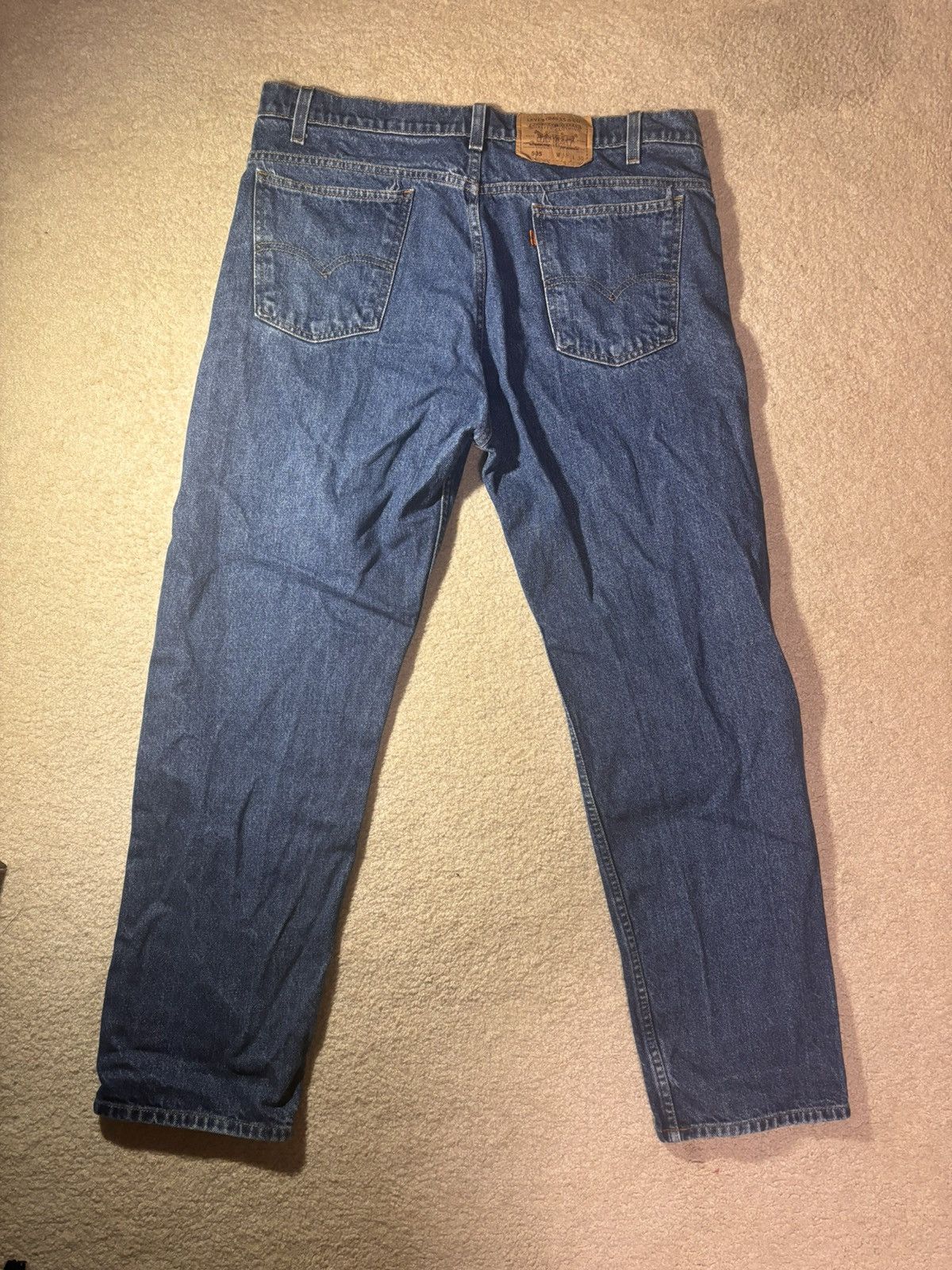 Levi's × Levi's Vintage Clothing × Vintage Vintage Levi's 505 Orange Tab Mens 38x30 Straight Leg Jeans Size US 38 / EU 54 - 2 Thumbnail
