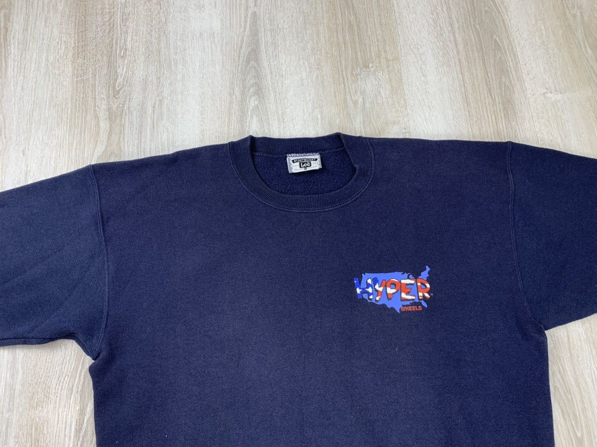 Lee × Vintage Mens vintage sweatshirt Lee Hyper Wheels Size XL Size US XL / EU 56 / 4 - 3 Thumbnail